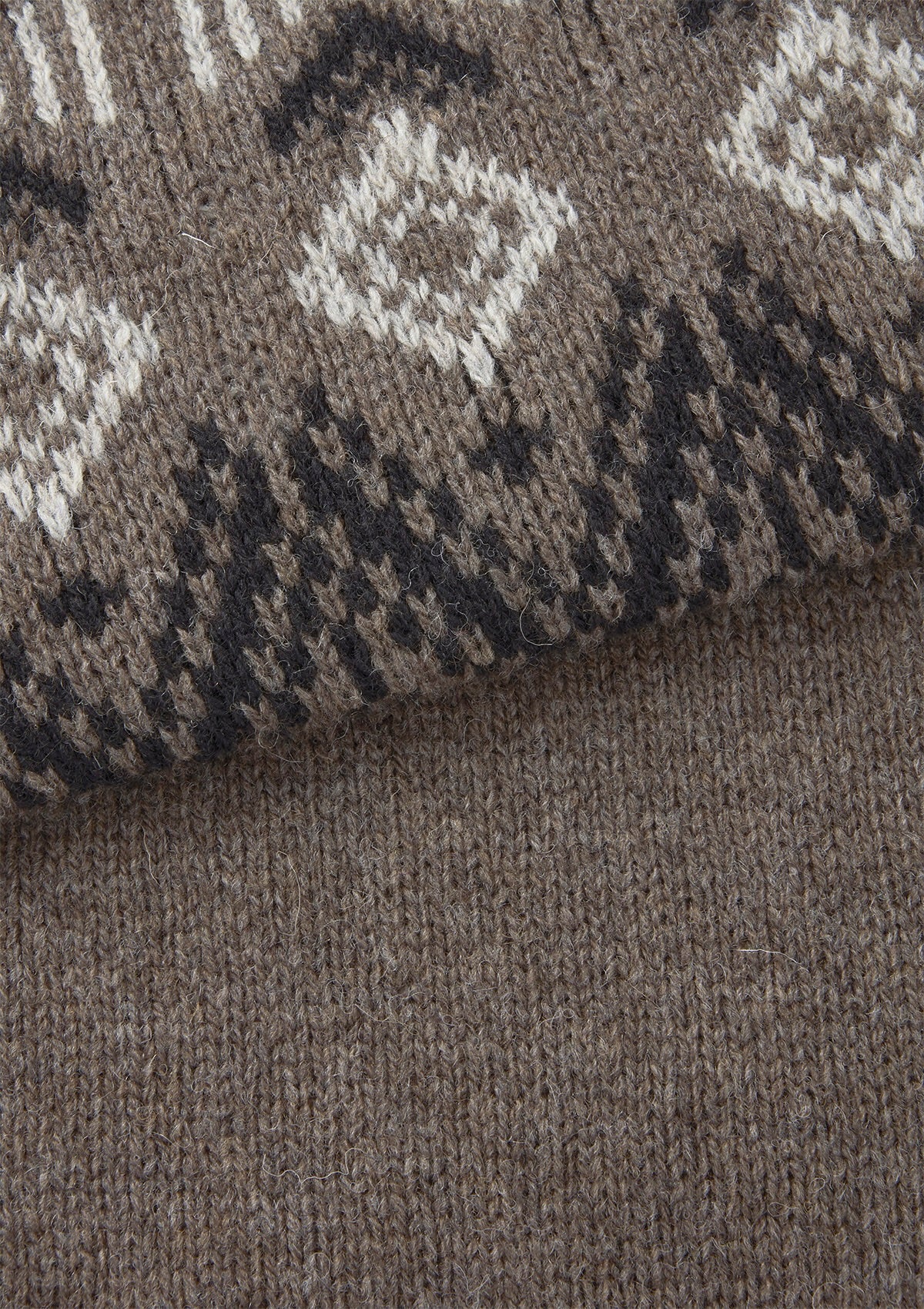 Brown Icelandic Style Lambswool Vest