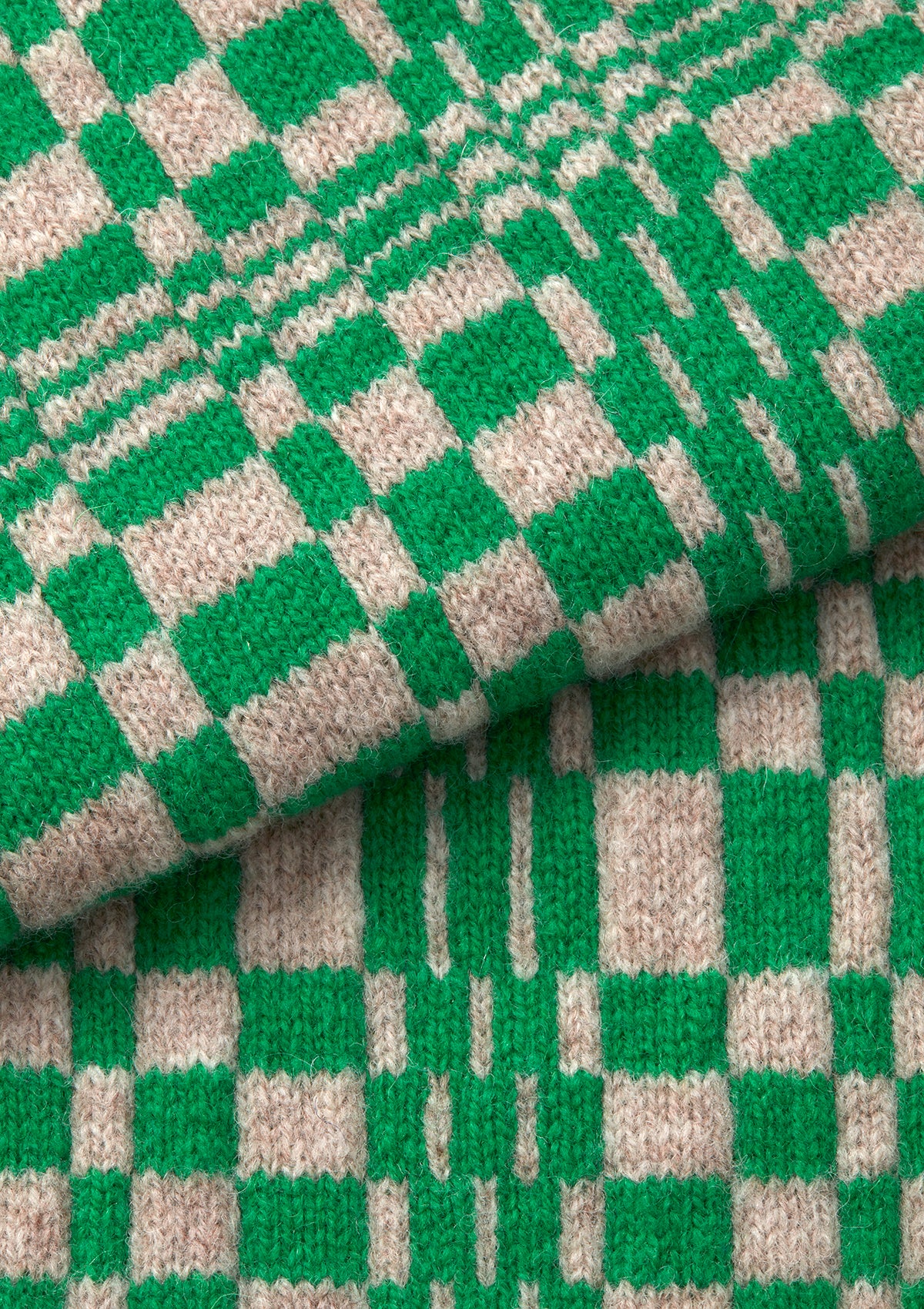 Canal Green Plaid Fair-Isle Crew Neck Jumper, Crew Neck Jumper - SIRPLUS