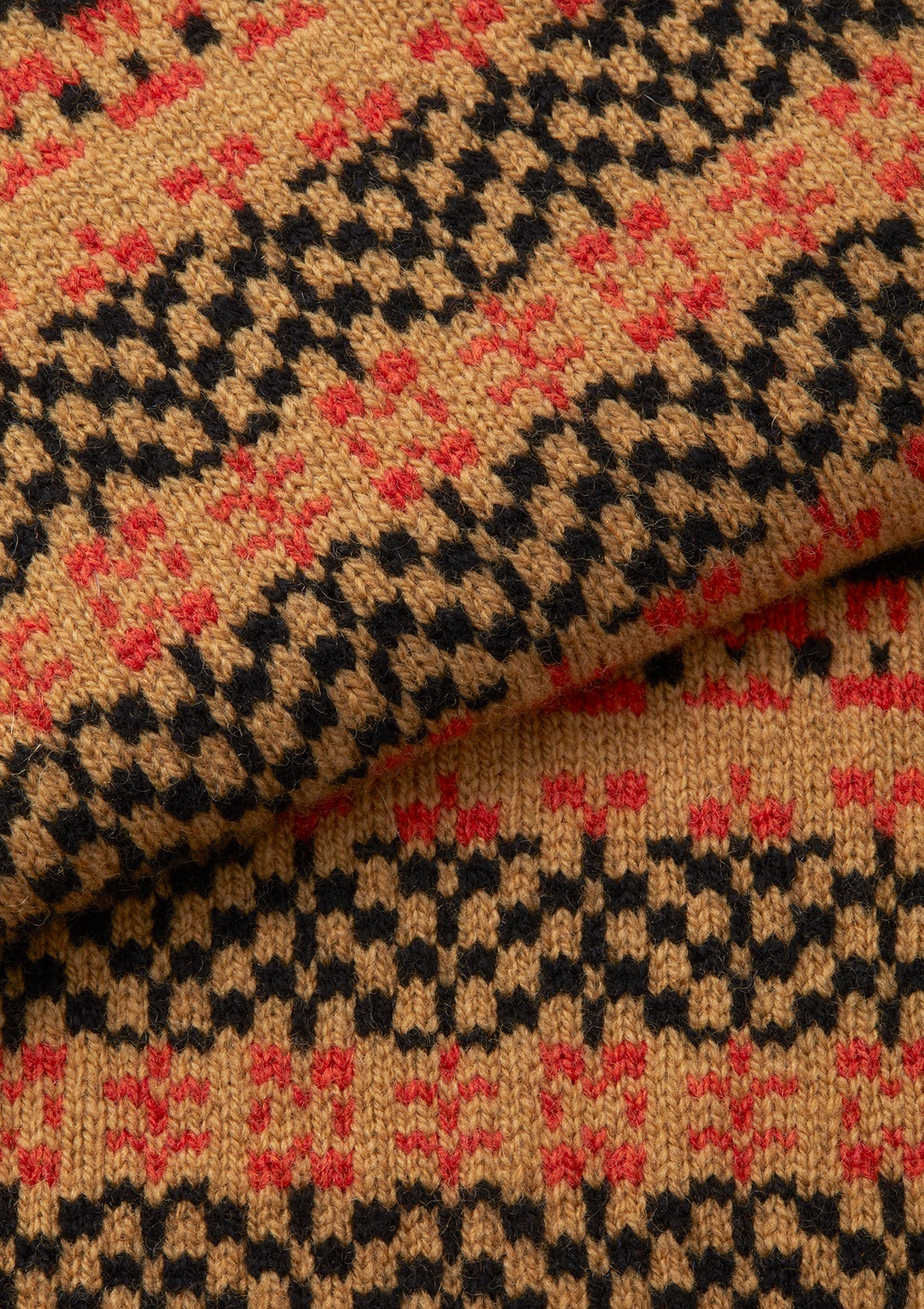 Golden Ember Tides Fair-Isle Lambswool Vest, Knit Vest - SIRPLUS