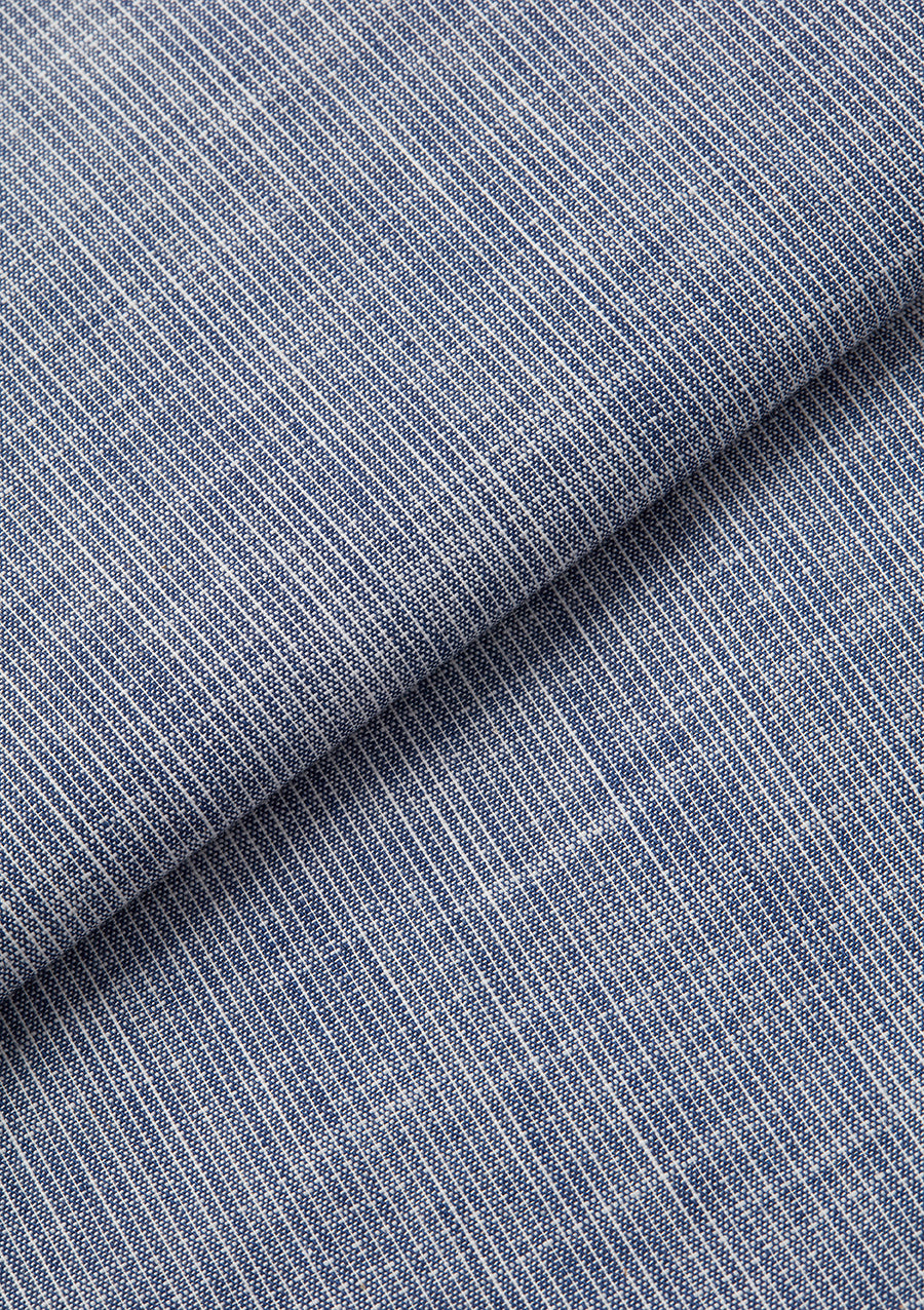 Blue Pinstripe Casual Shirt, Overshirt - SIRPLUS