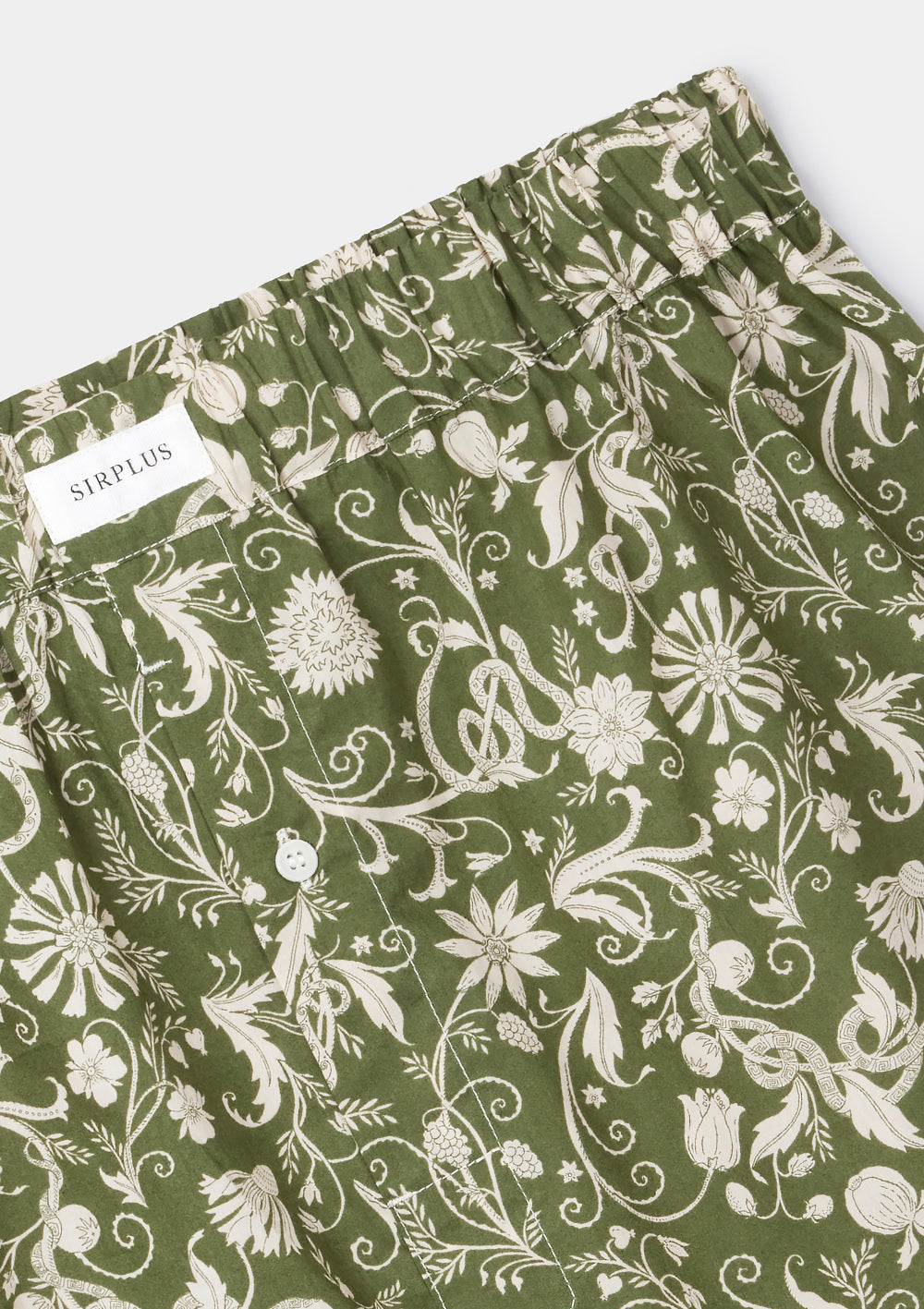 Green Ophidian Boxer Short-Made with Liberty Fabric, Boxer Shorts - SIRPLUS