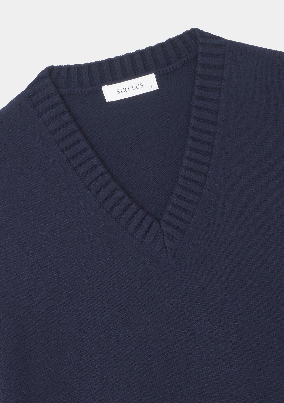 Ink Navy Fine Lambswool Vest