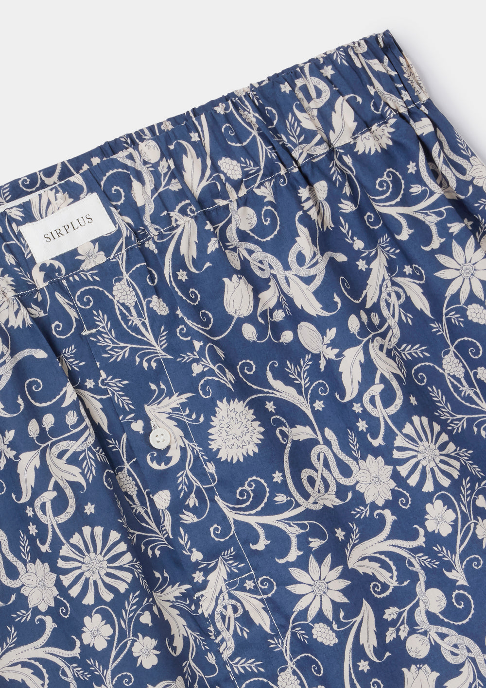 Navy Ophidian Boxer Short-Made with Liberty Fabric, Boxer Shorts - SIRPLUS