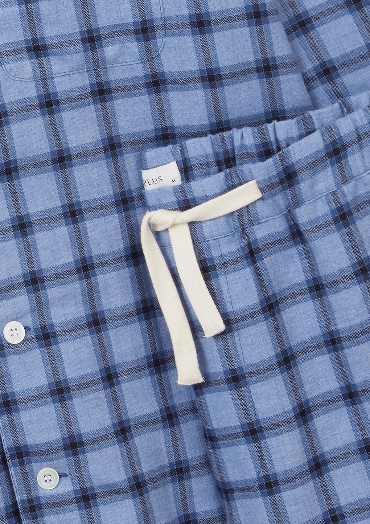 Blue Check Cotton-Wool Pyjamas, Pyjamas - SIRPLUS