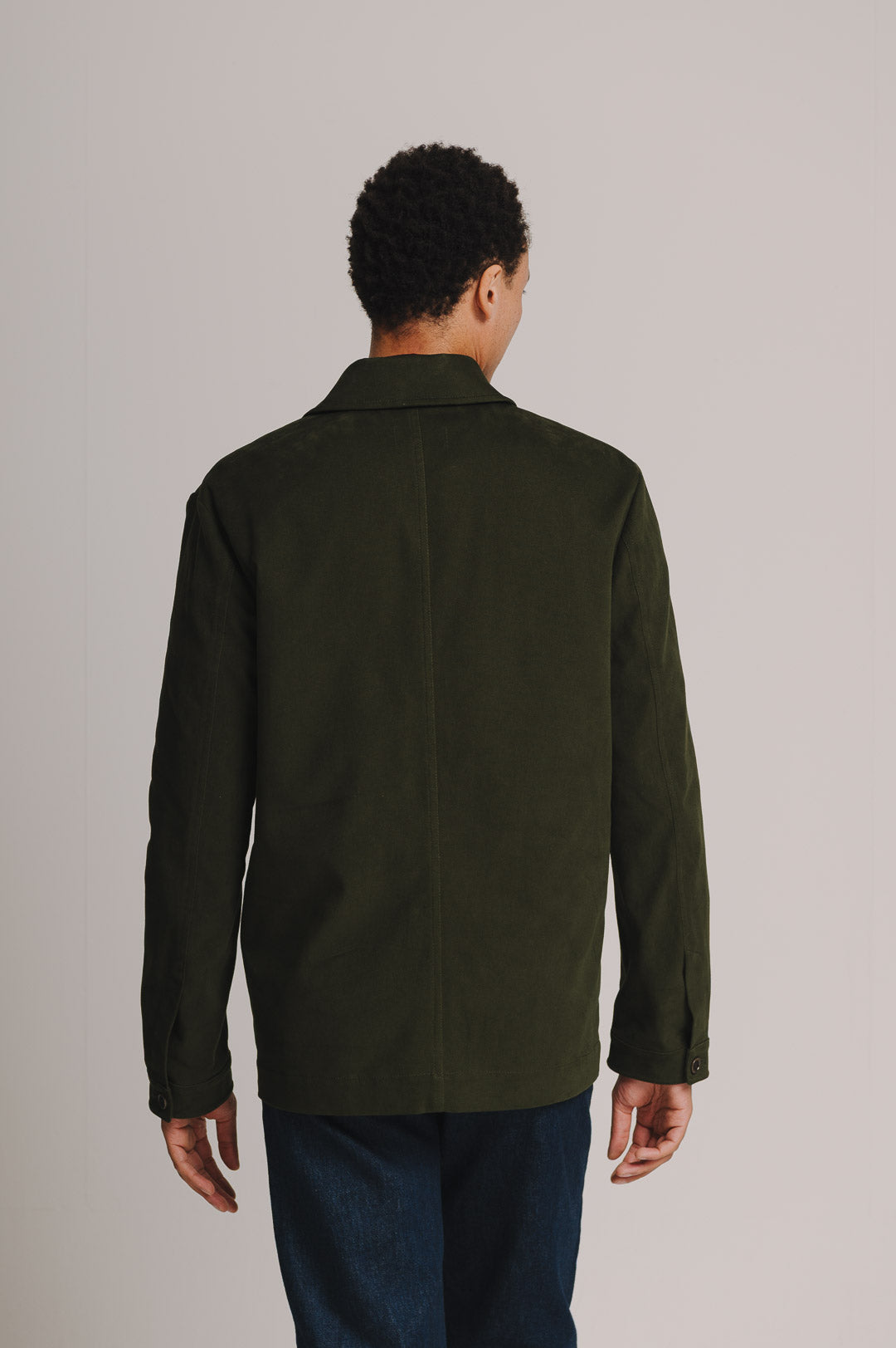Olive Cotton Chore Jacket, Chore Jacket - SIRPLUS