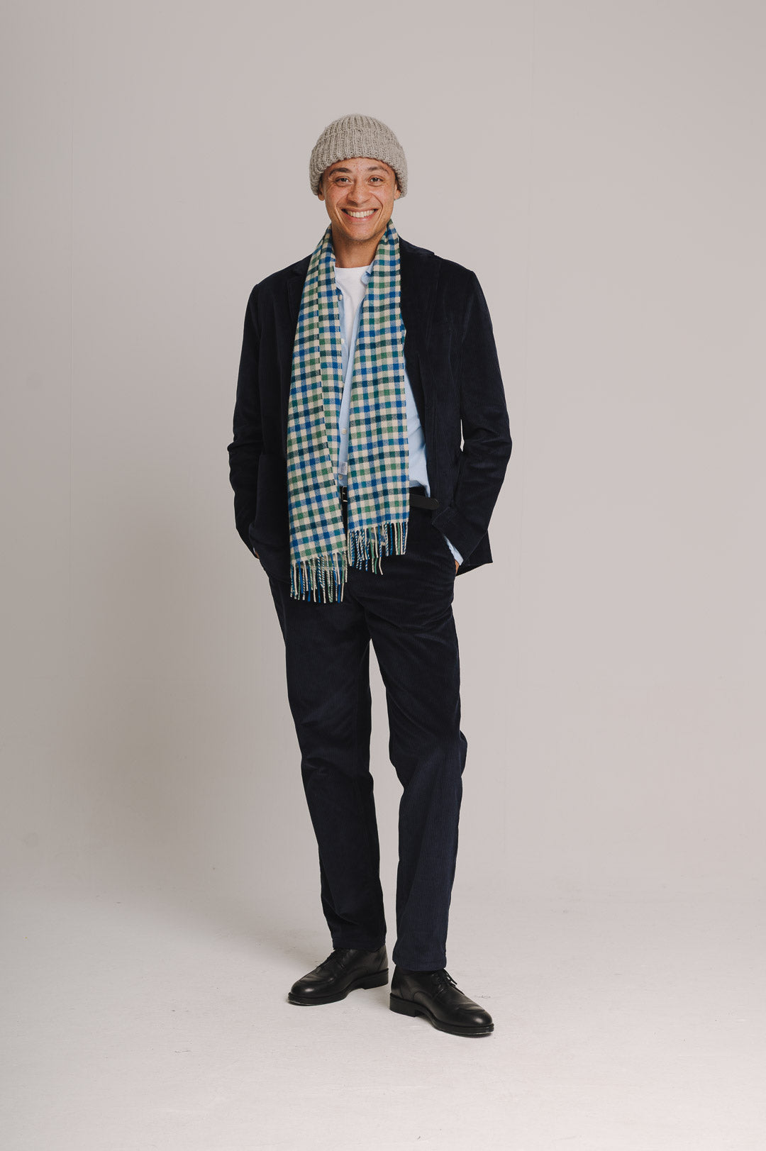 Indigo Cotton-Corduroy Suit, Suits - SIRPLUS