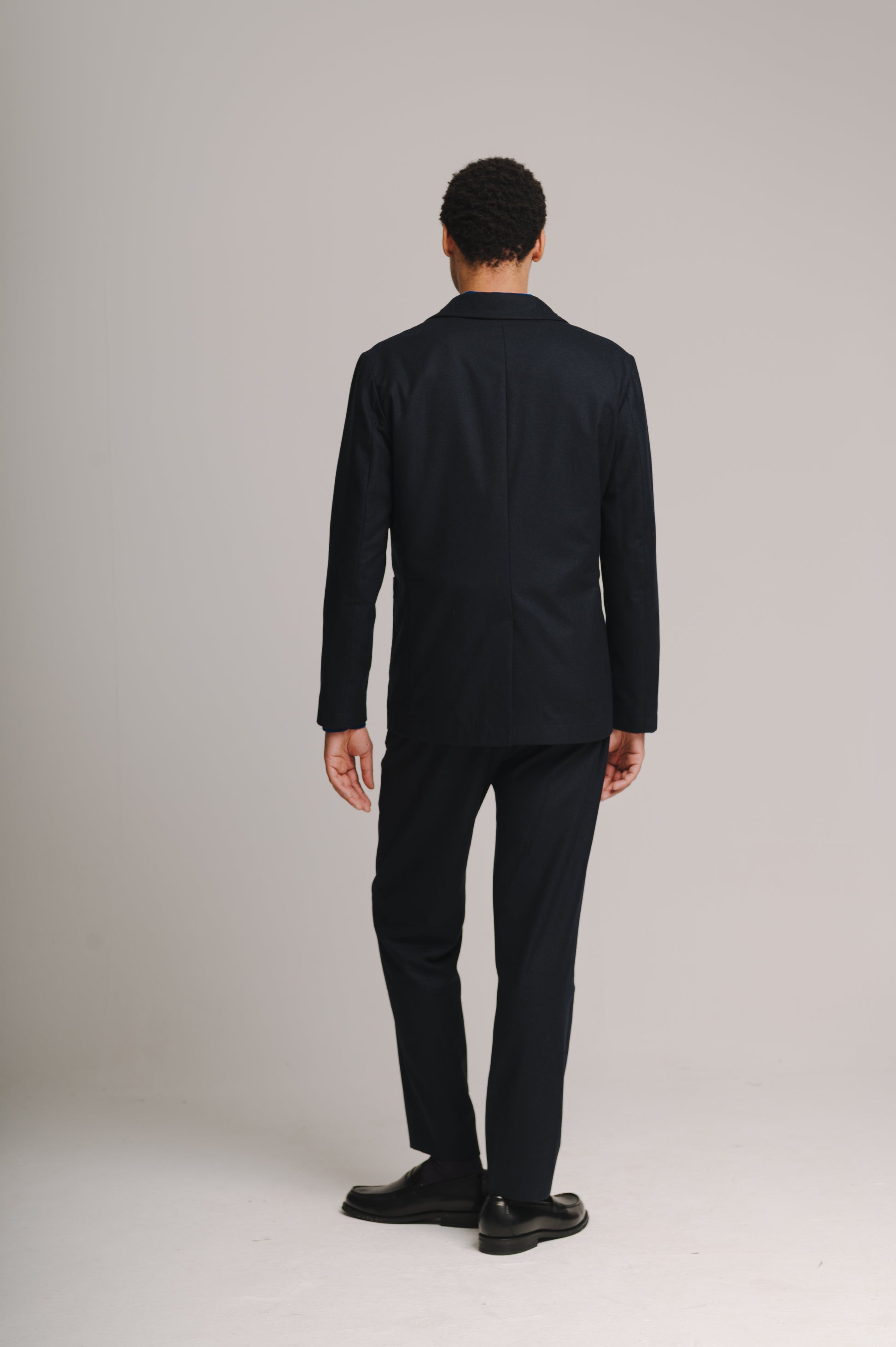 Navy Wool Cashmere Suit, Suits - SIRPLUS