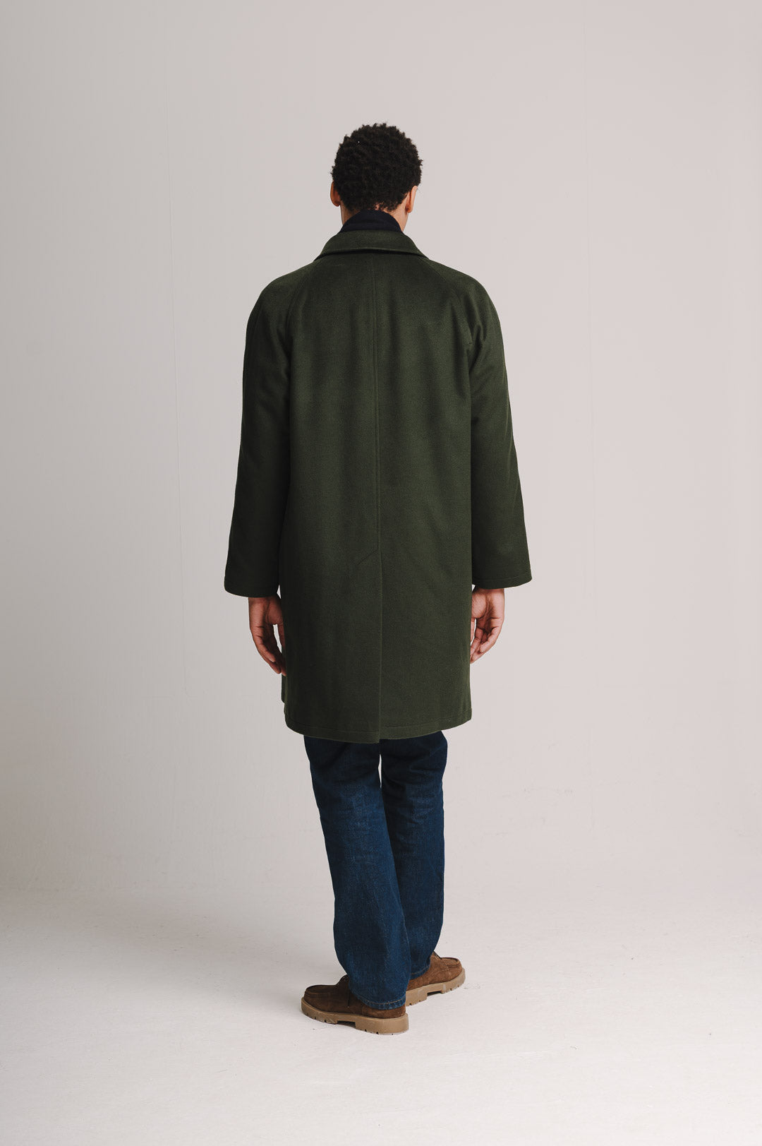 Juniper Green Cashmere Overcoat, Coat - SIRPLUS