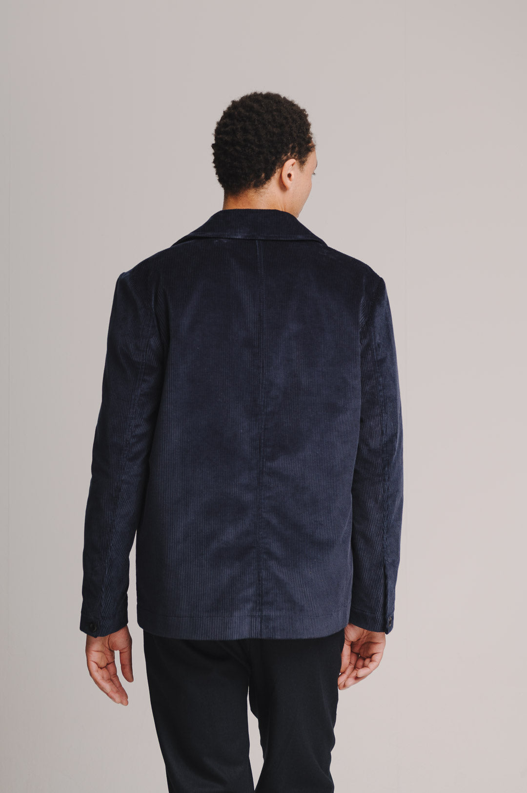 Indigo Cotton-Corduroy Chore Jacket, Chore Jacket - SIRPLUS