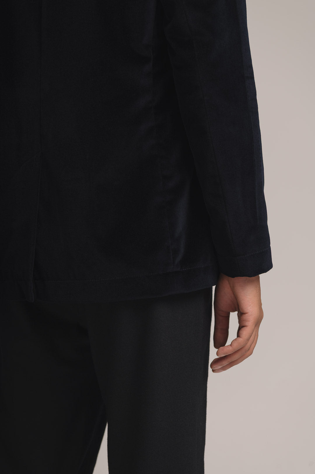 Midnight Navy Velvet Blazer, Blazer - SIRPLUS