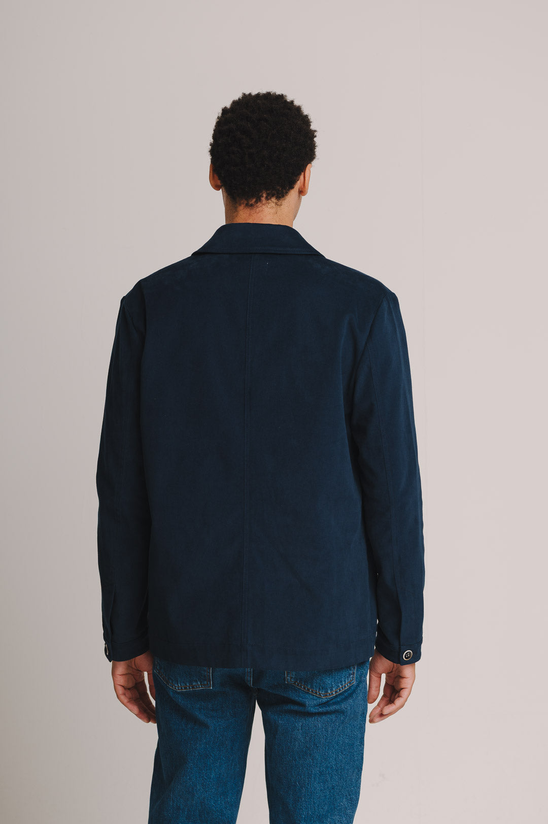 Navy Cotton Chore Jacket, Chore Jacket - SIRPLUS