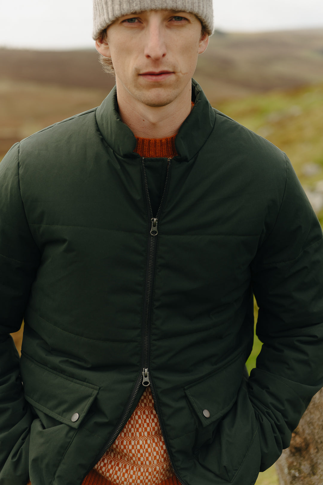 Forest Green Padded Jacket, Jacket - SIRPLUS