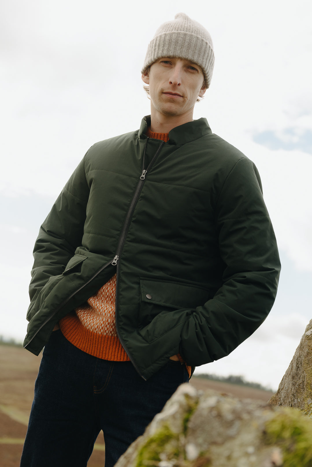 Forest Green Padded Jacket, Jacket - SIRPLUS