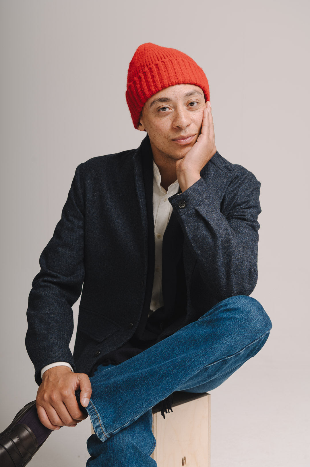 Denim Blue Twill Teba Jacket, Teba Jacket - SIRPLUS