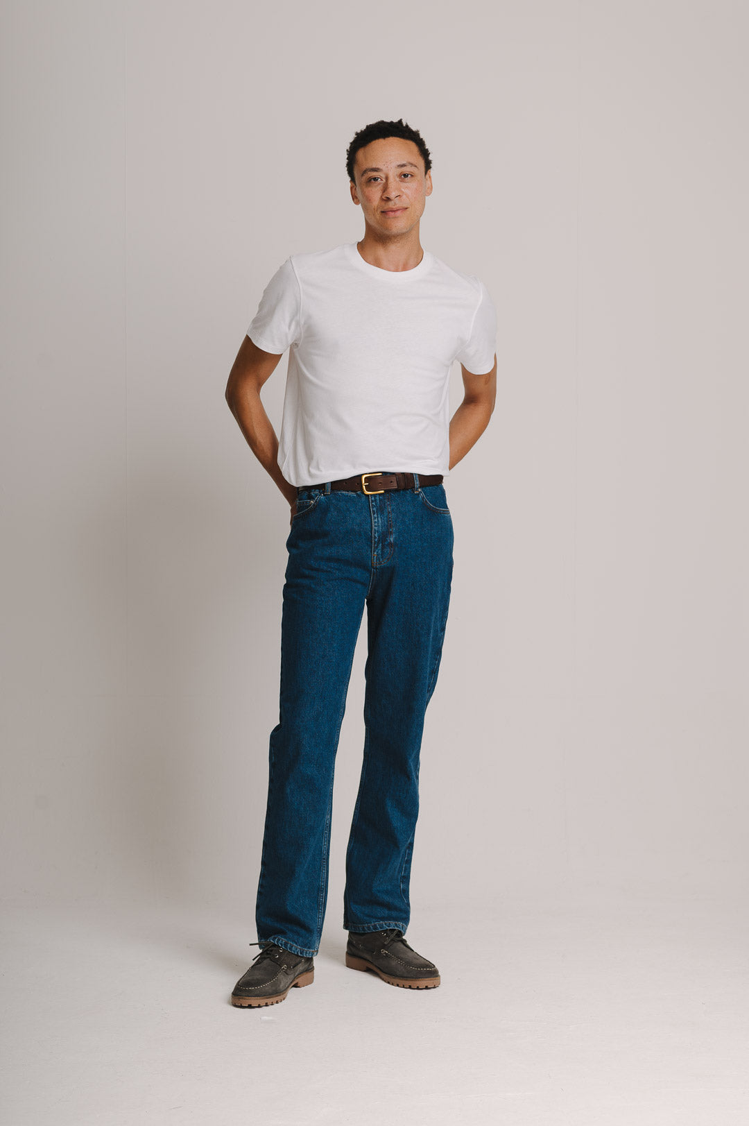 Vintage Blue Straight Leg Jeans, Jeans - SIRPLUS