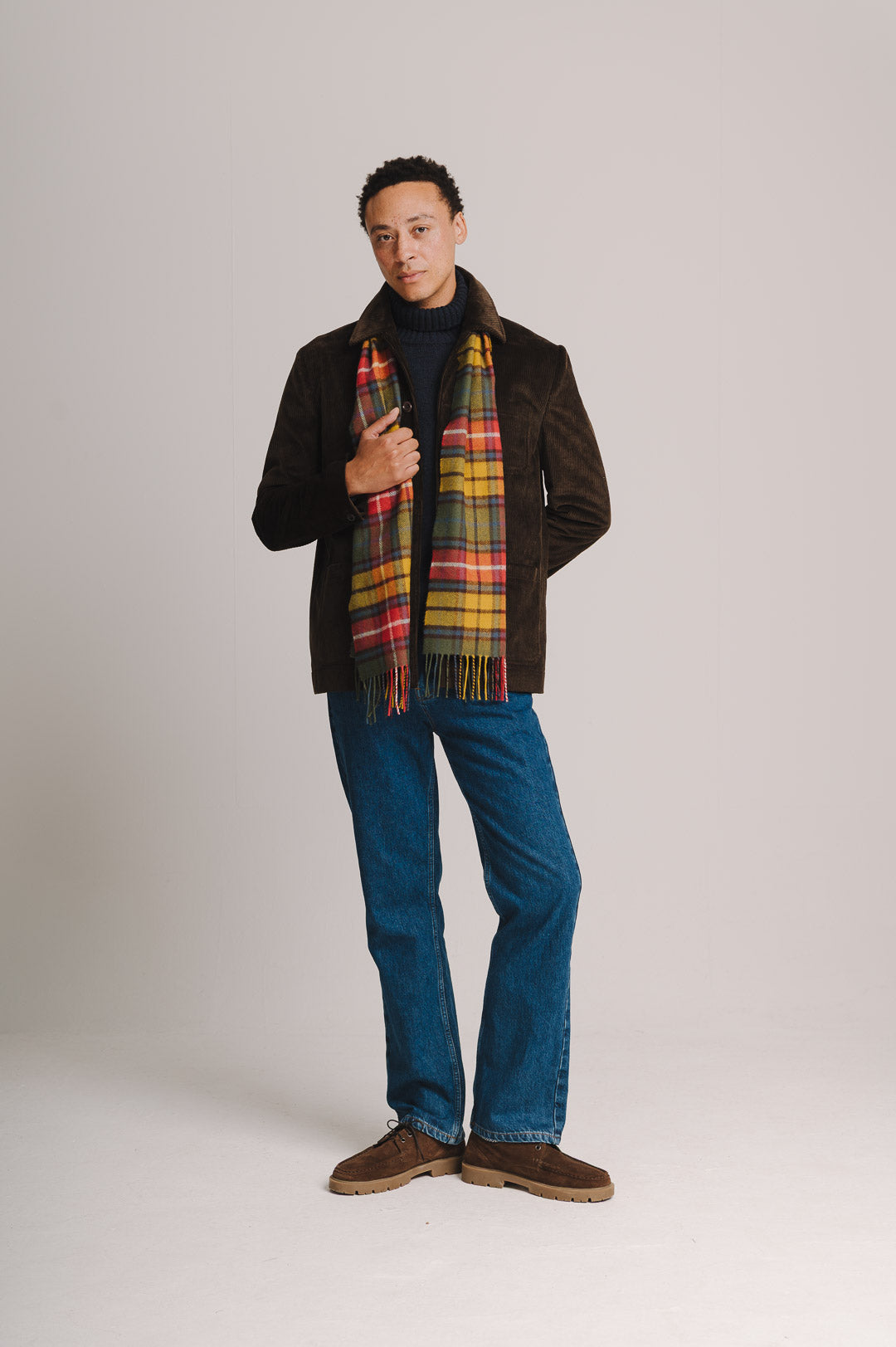 Coffee Cotton-Corduroy Chore Jacket, Chore Jacket - SIRPLUS