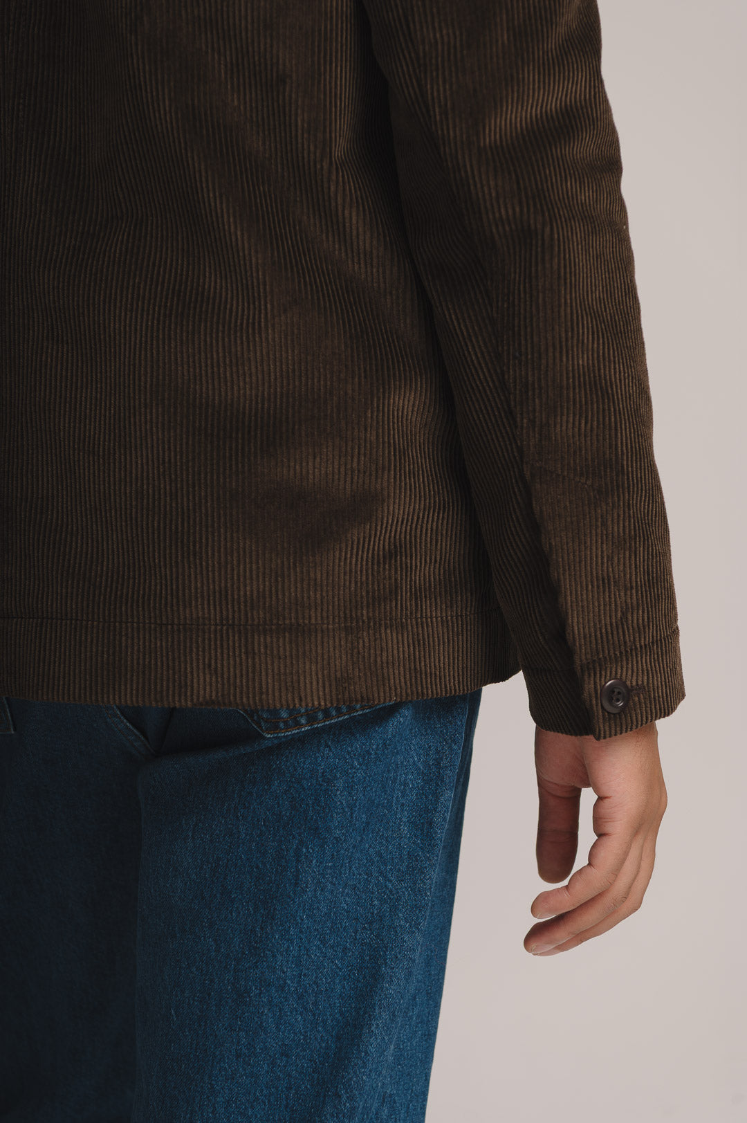 Coffee Cotton-Corduroy Chore Jacket, Chore Jacket - SIRPLUS