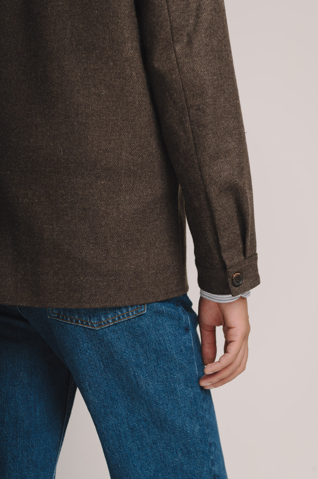 Walnut Brown Twill Teba Jacket, Teba Jacket - SIRPLUS