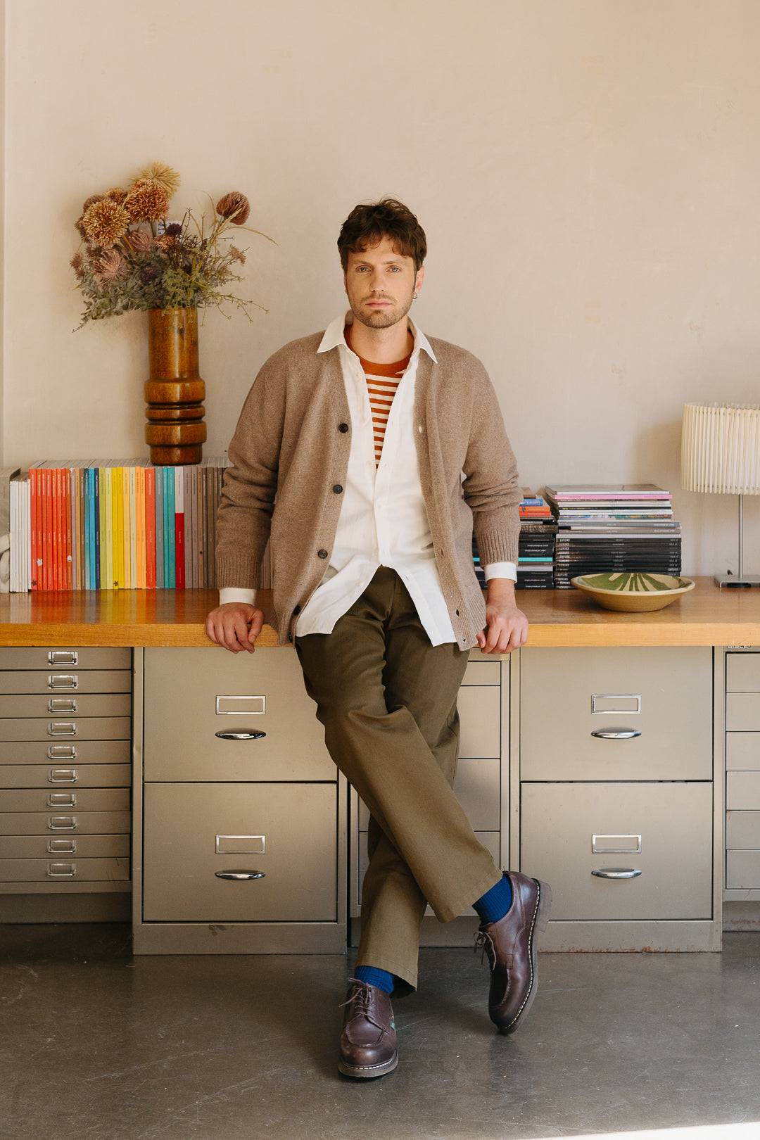 Oat Wool Cardigan, Cardigan - SIRPLUS