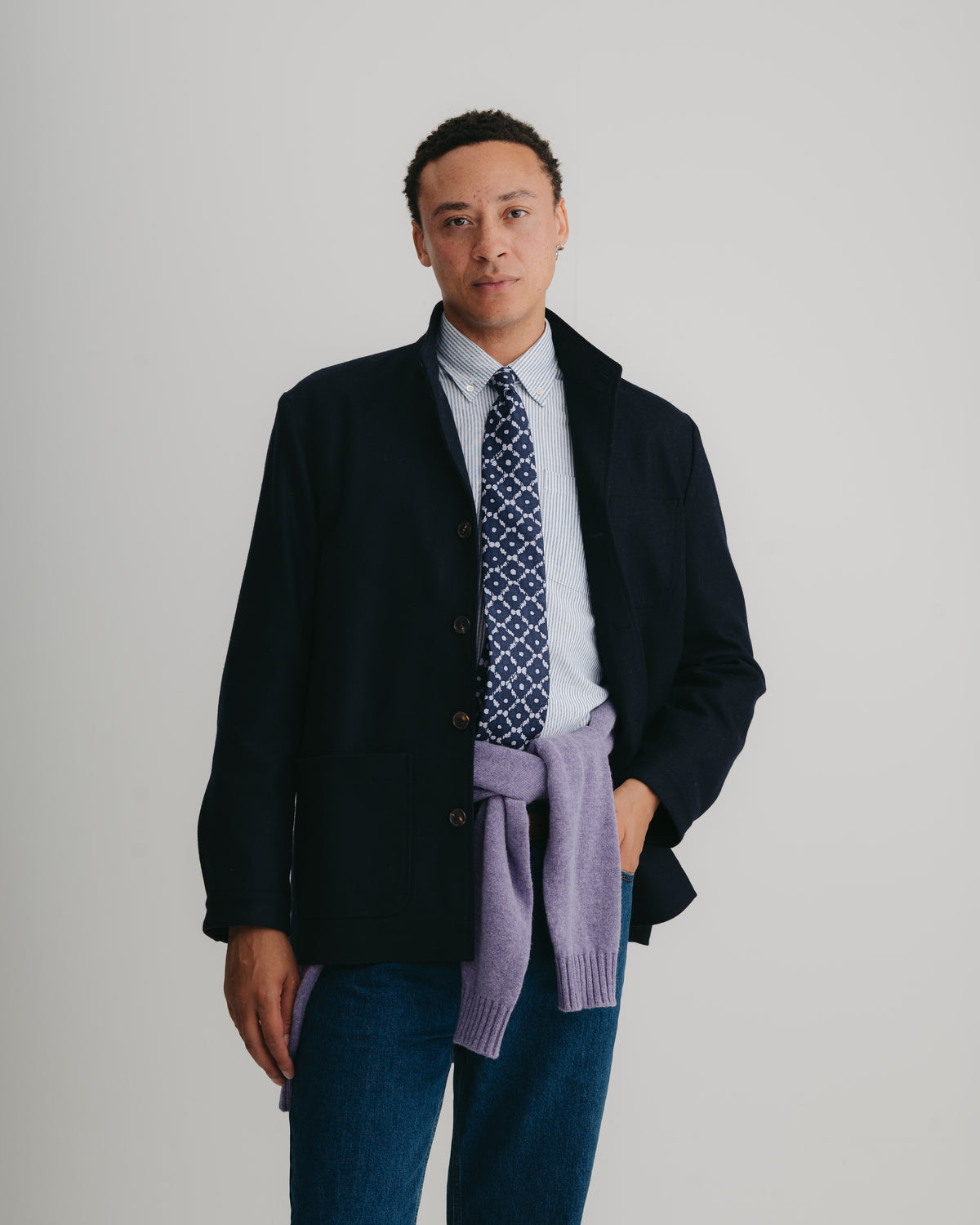 Navy Twill Teba Jacket, Teba Jacket - SIRPLUS