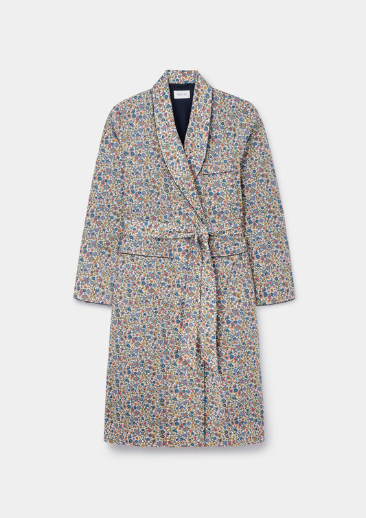 Blossom Cotton Dressing Gown Made with Liberty Fabric