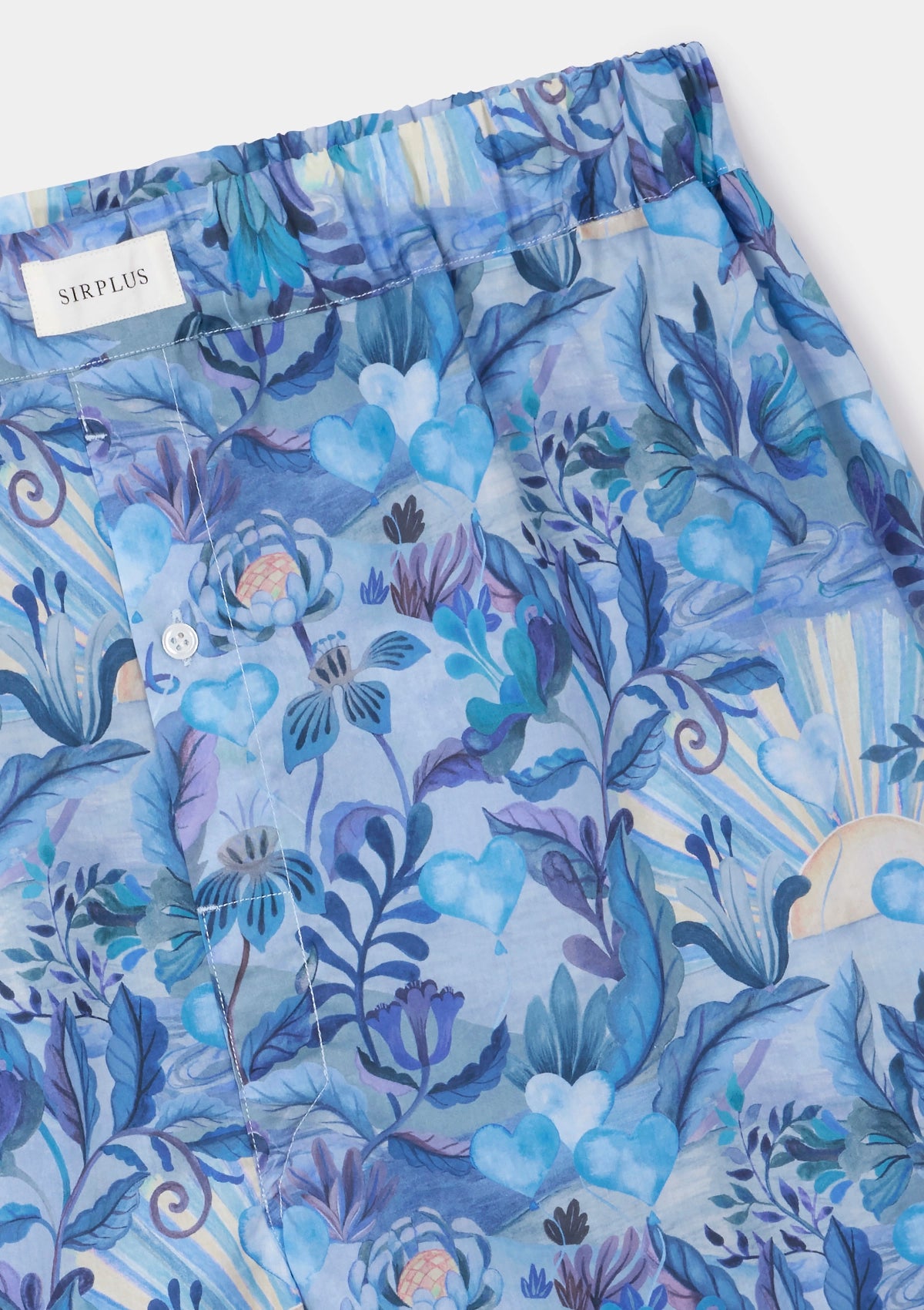 Blue Una Landscape Boxer Shorts - Made With Liberty Fabrics, Boxer Shorts - SIRPLUS