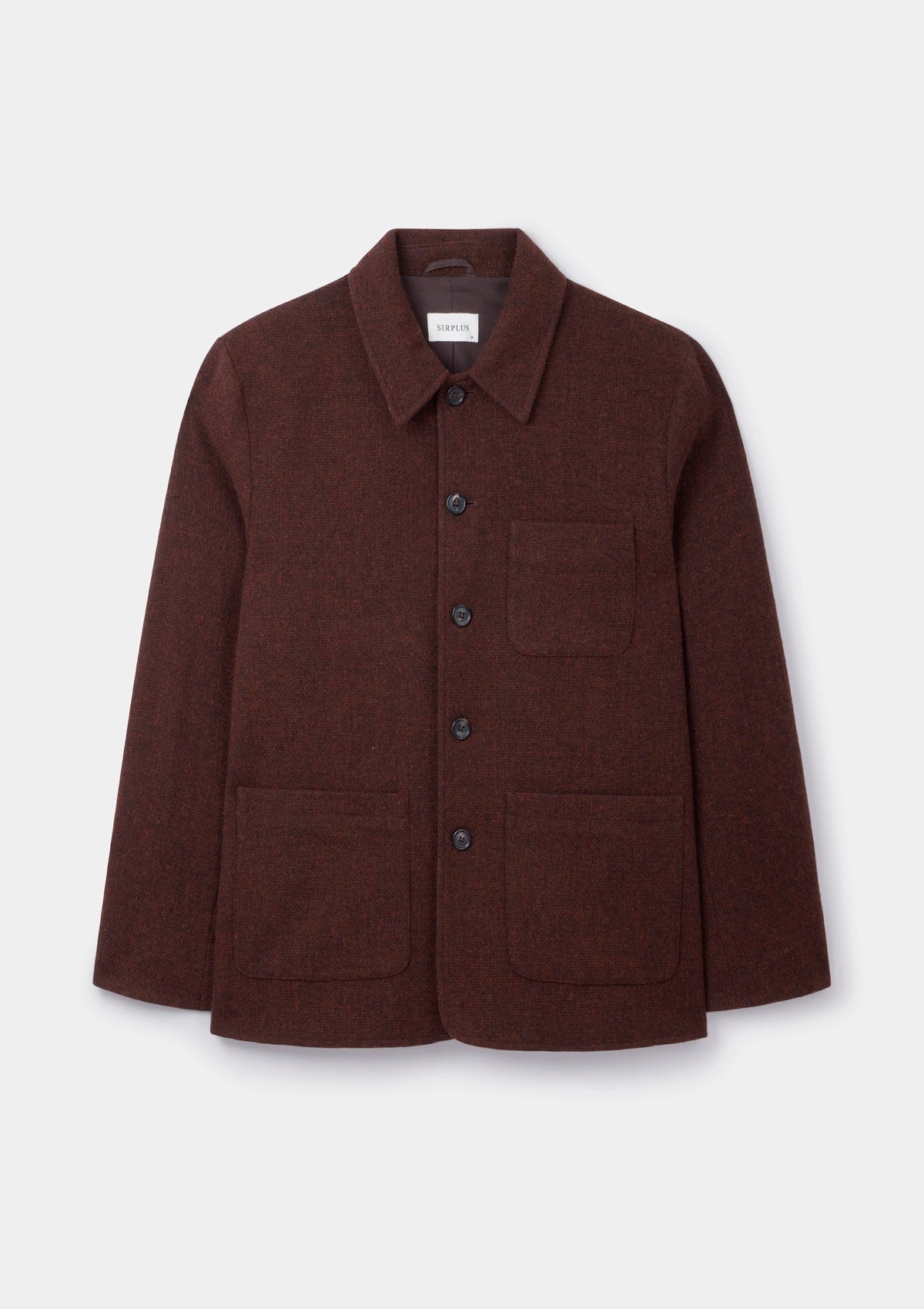 Brick Merino Weave Chore Jacket