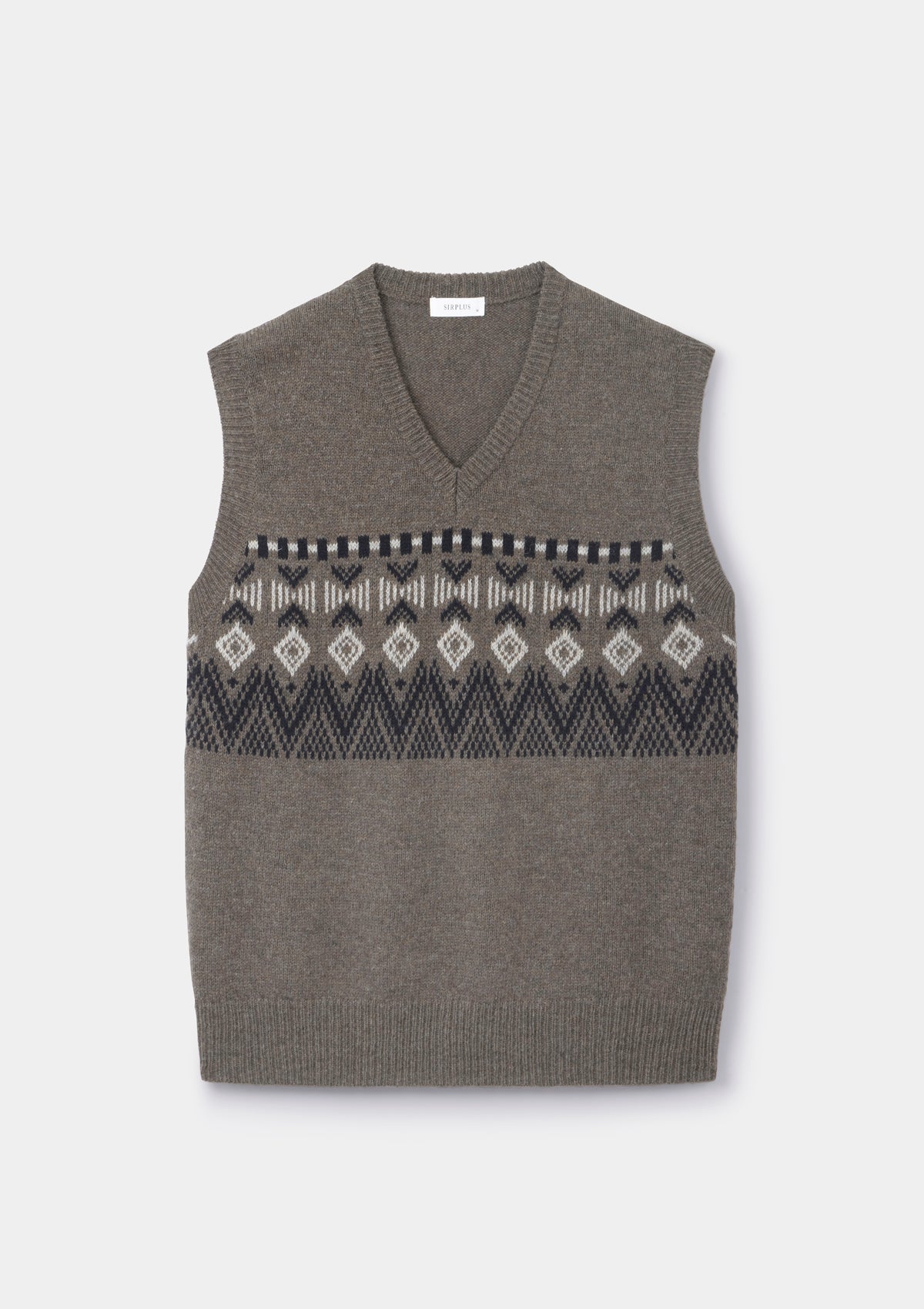 Brown Icelandic Style Lambswool Vest