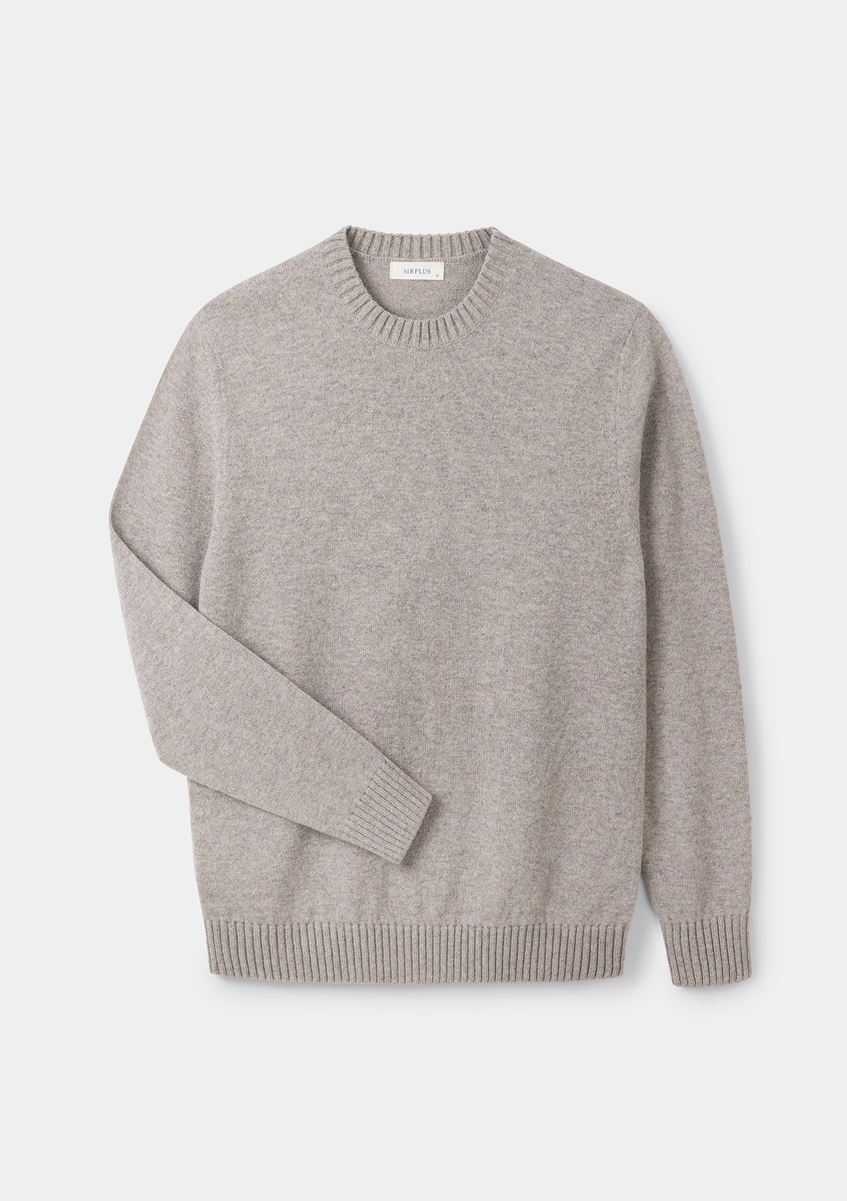 Oat Lambswool Crew Neck Jumper, Crew Neck Jumper - SIRPLUS