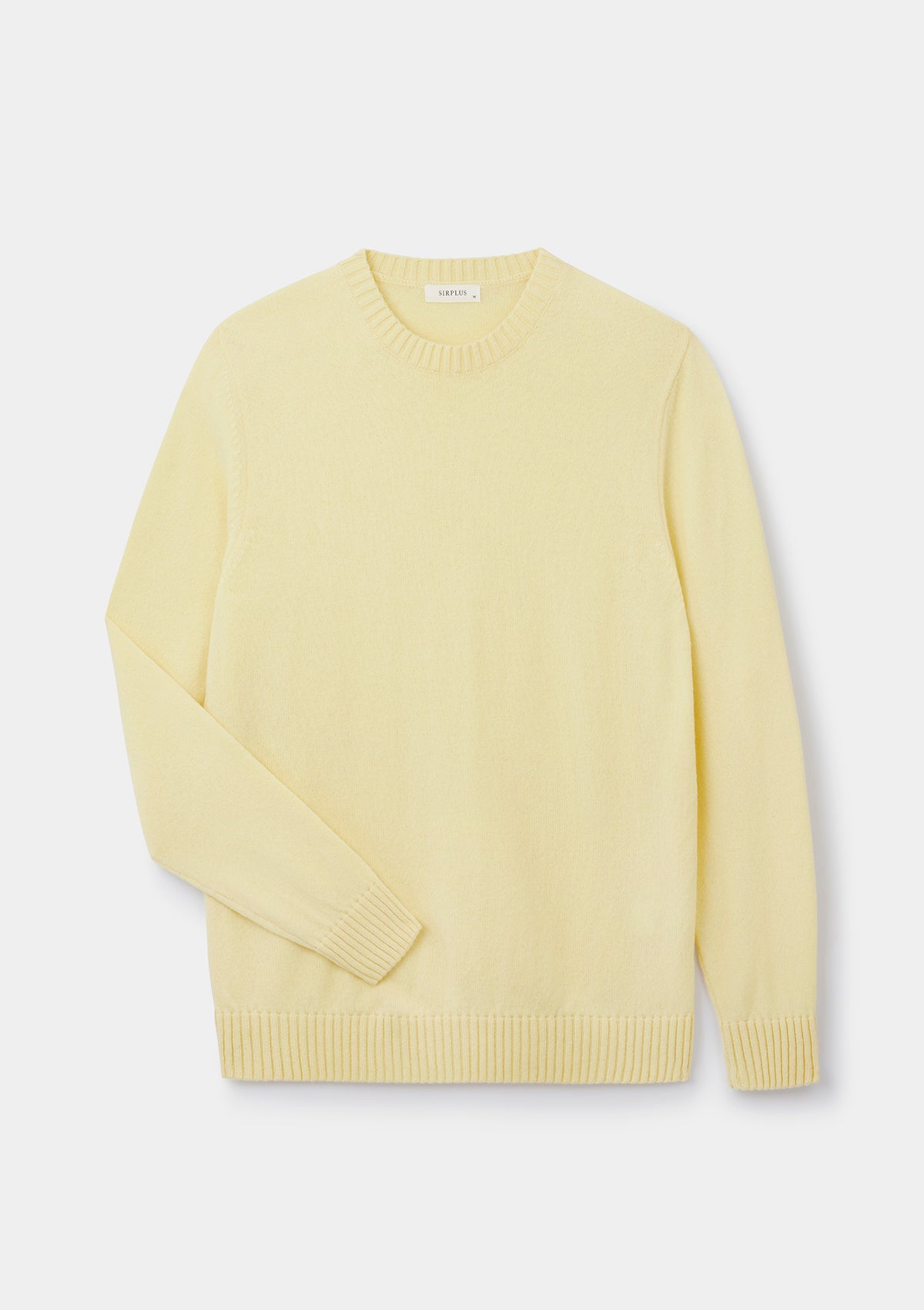 Vanilla Lambswool Crew Neck Jumper, Crew Neck Jumper - SIRPLUS
