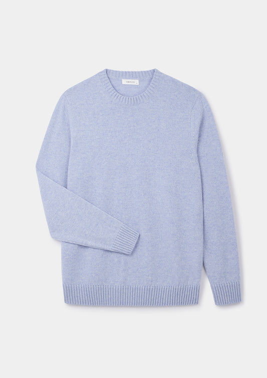 Pale Lavender Lambswool Crew Neck Jumper, Crew Neck Jumper - SIRPLUS