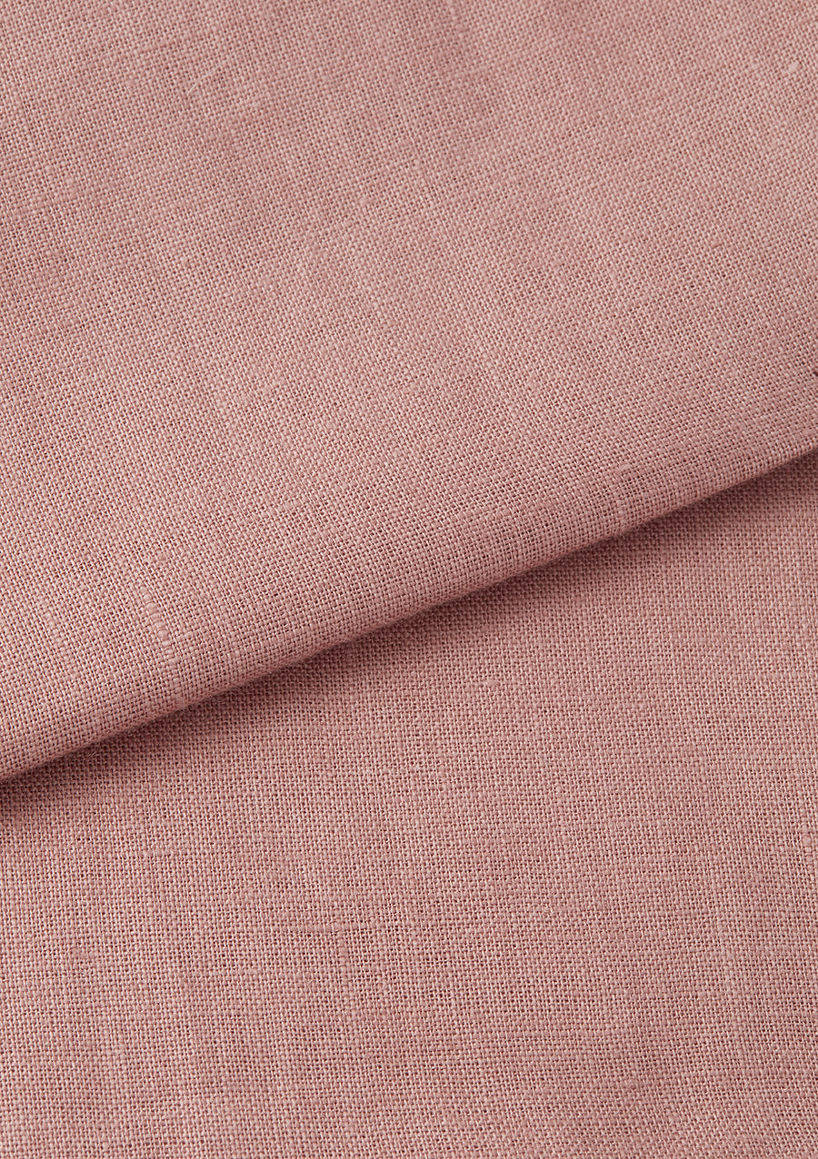 Chalk Pink Linen Grandad Shirt, Grandad Shirt - SIRPLUS