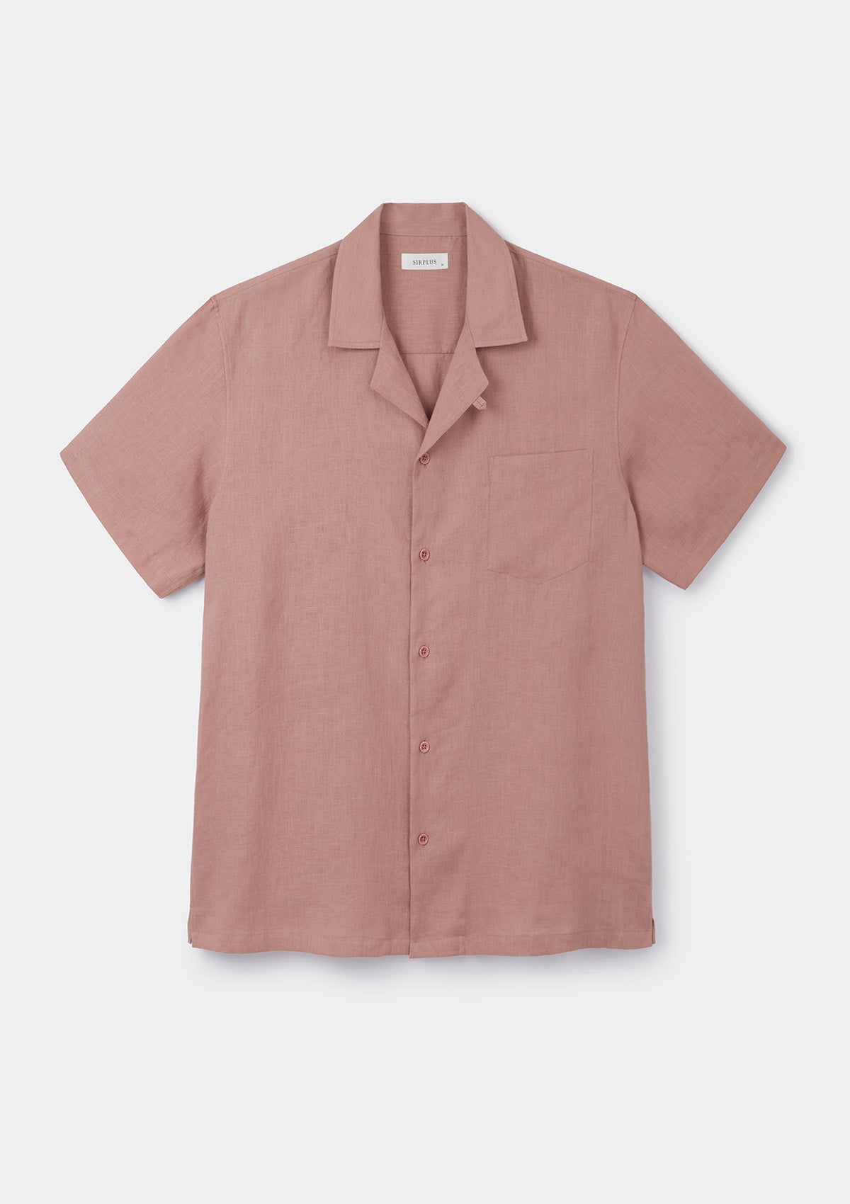 Chalk Pink Linen Cuban Shirt, Cuban Shirt - SIRPLUS