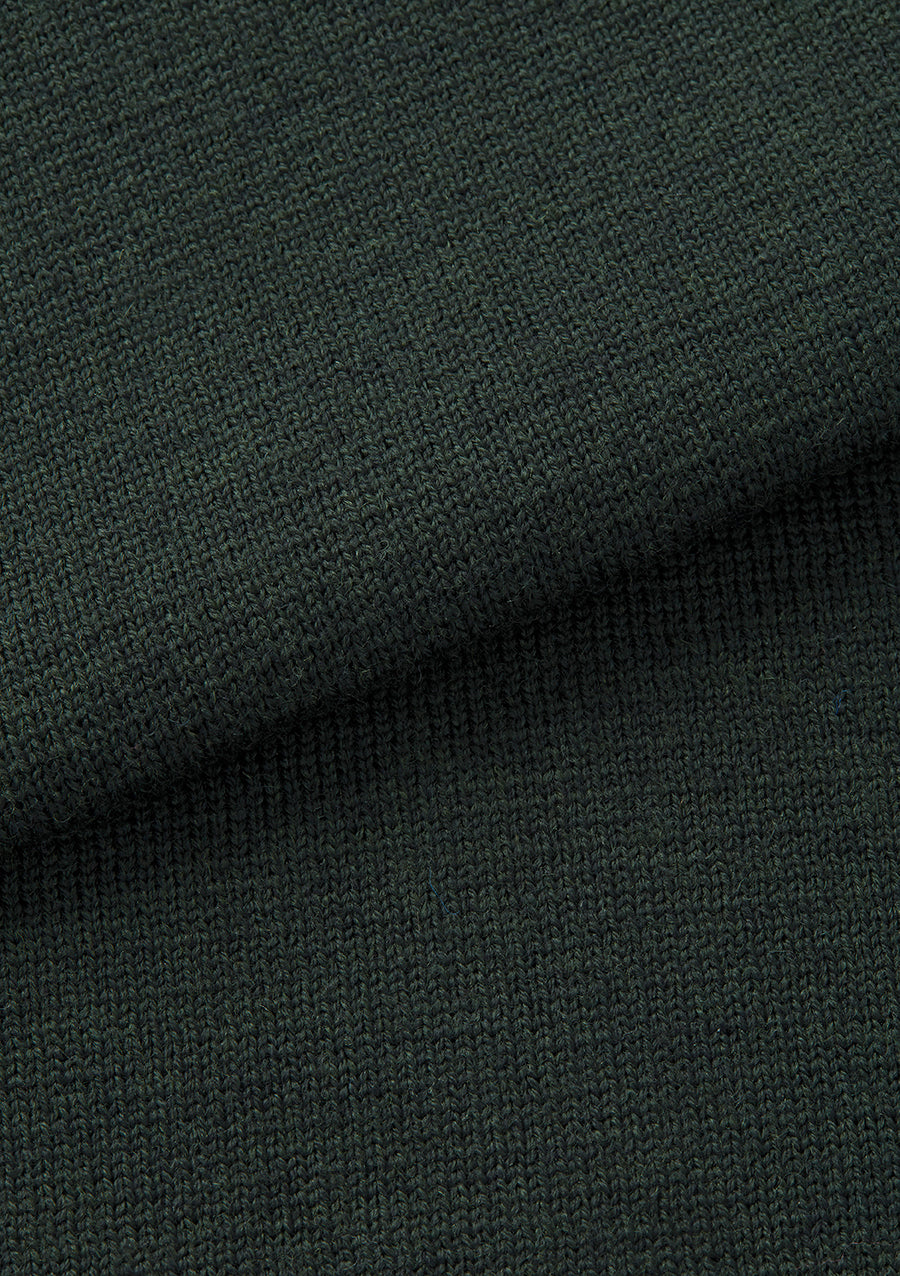 Pine Green Merino Knit Gilet, Gilet - SIRPLUS