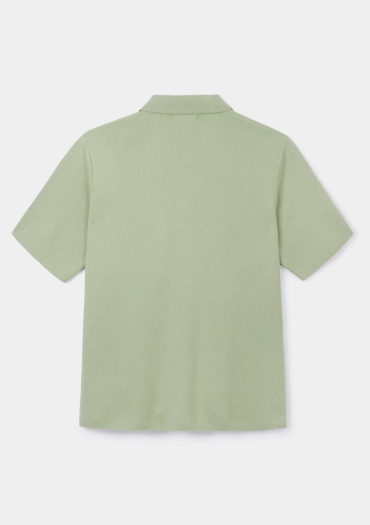 Young Green Cotton Knit Polo, Polo Shirt - SIRPLUS