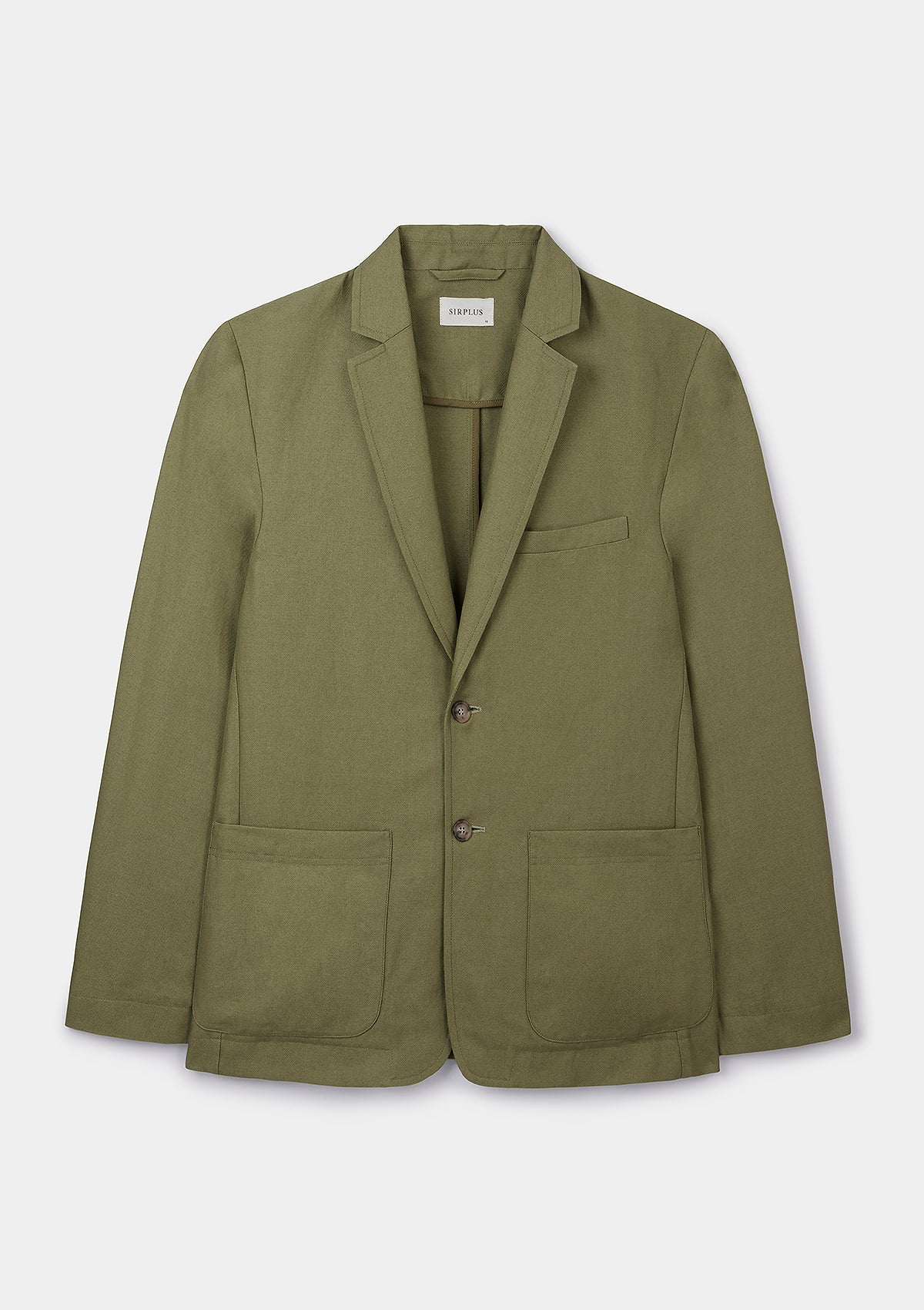 Sage Green Cotton Linen Blazer, Blazer - SIRPLUS