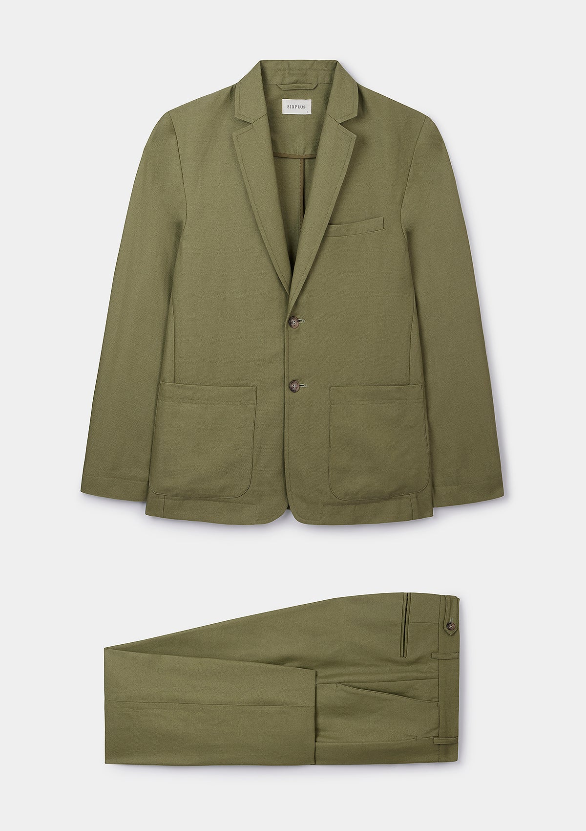 Sage Green Cotton Linen Blazer, Blazer - SIRPLUS