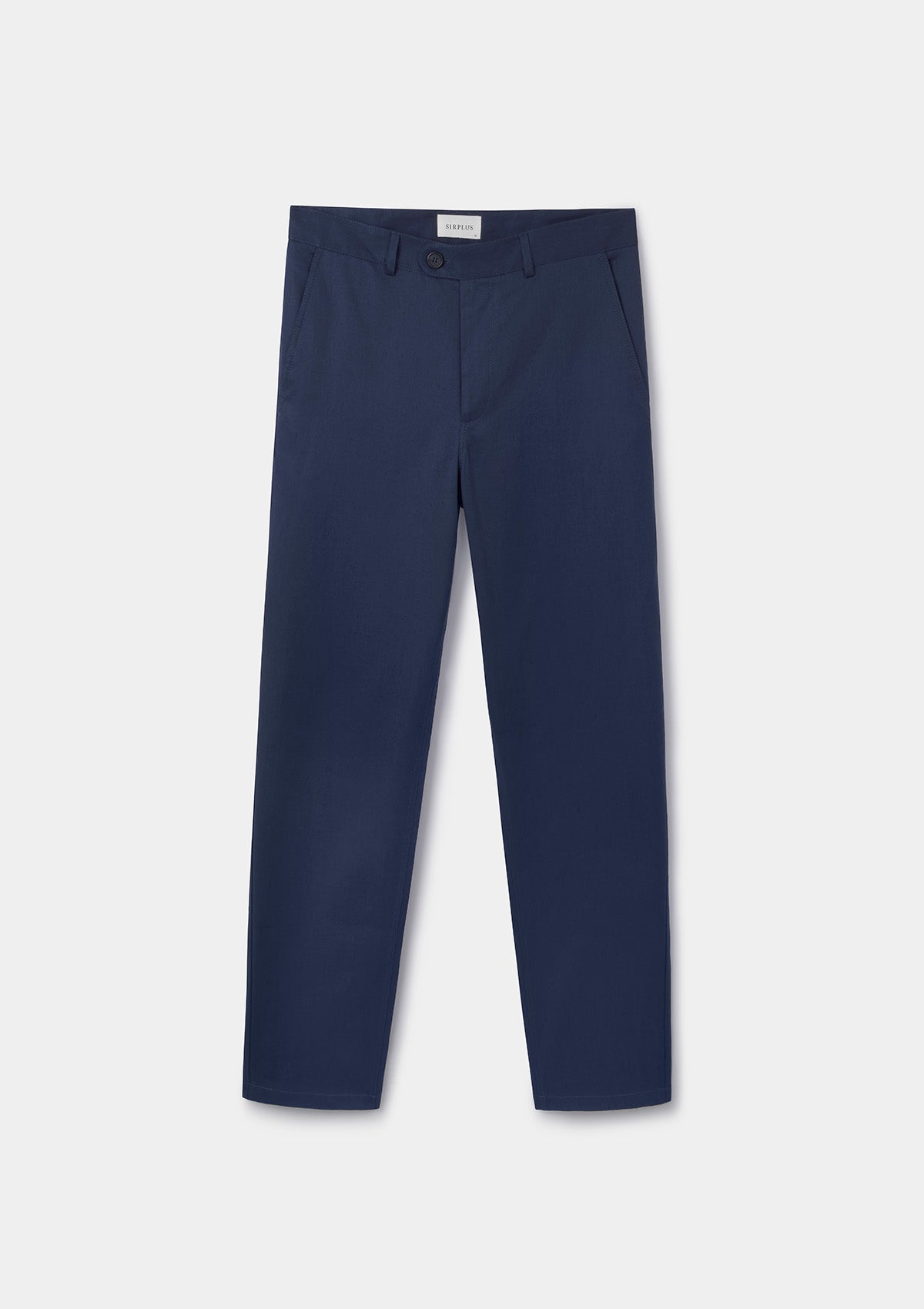 Blueberry Cotton Linen Casual Trousers, Casual Trousers - SIRPLUS