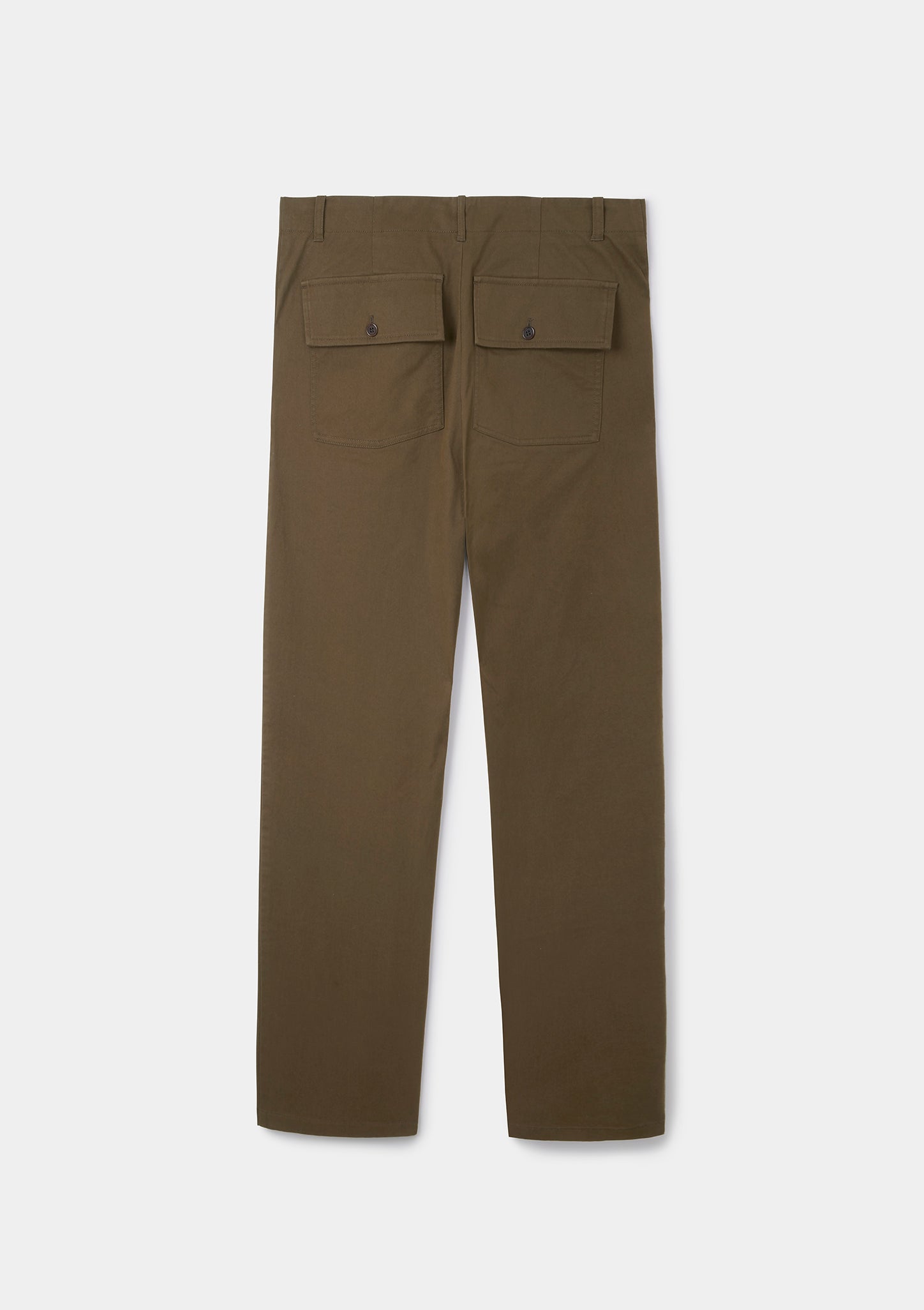 Olive Cotton Utility Trouser, Casual Trousers - SIRPLUS