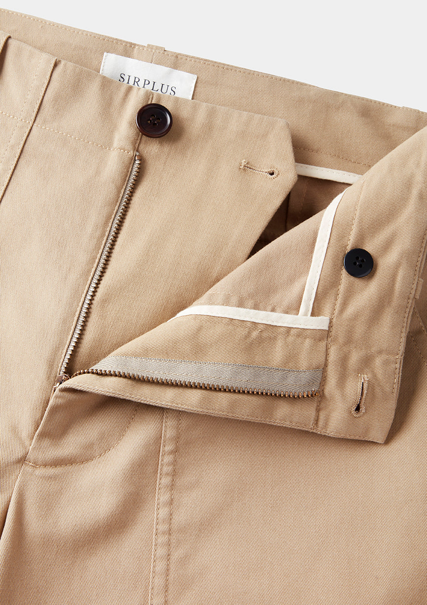 Sand Cotton Utility Trouser, Casual Trousers - SIRPLUS