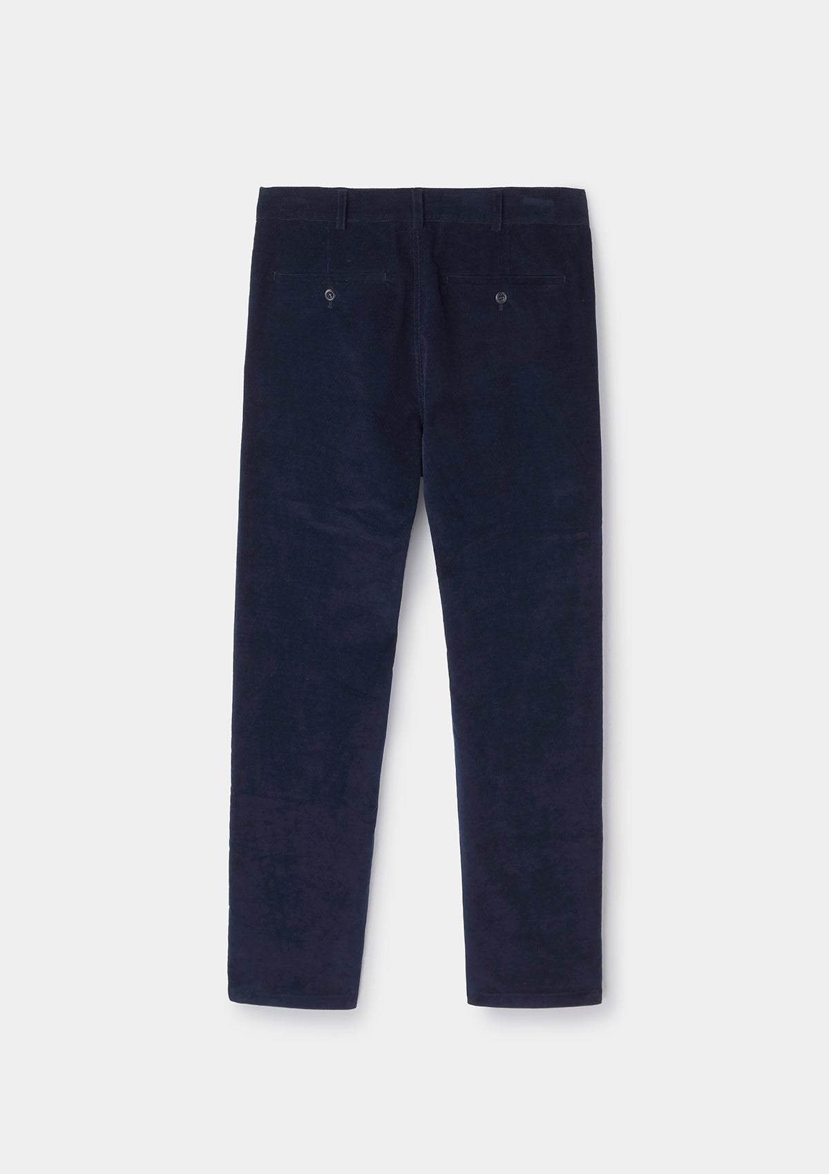 Navy Cotton Pincord Casual Trousers, Casual Trousers - SIRPLUS