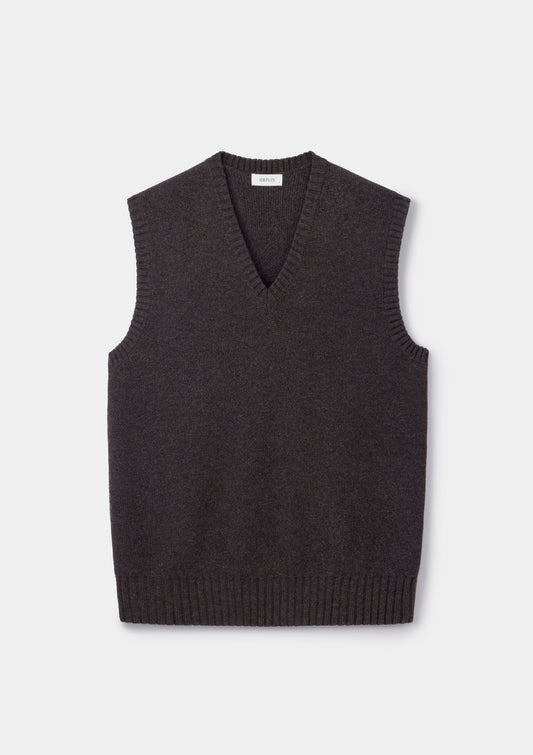 Cocoa Lambswool Vest