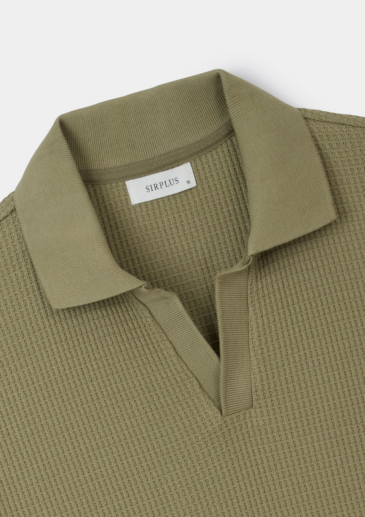 Sage Jersey Waffle Resort Polo, Polo Shirt - SIRPLUS