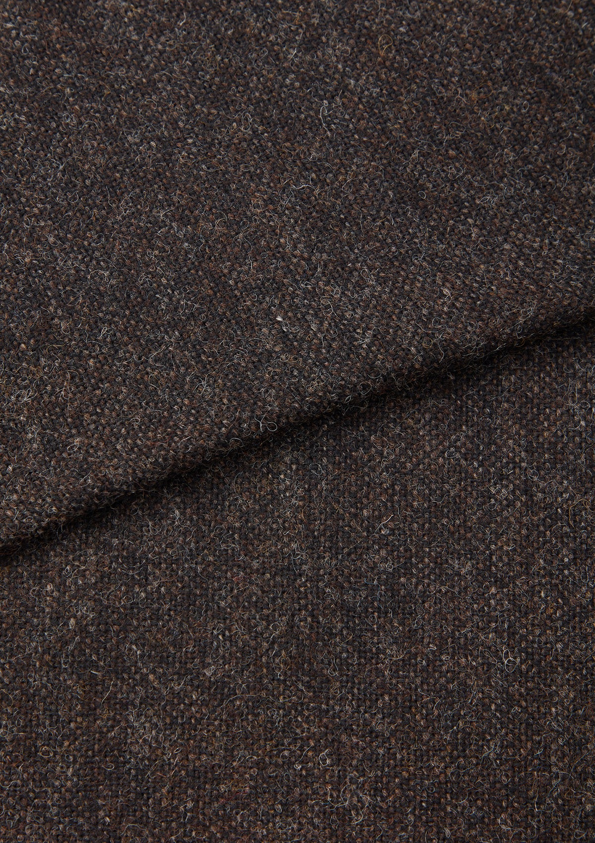 Deep Umber Wool Nehru Waistcoat