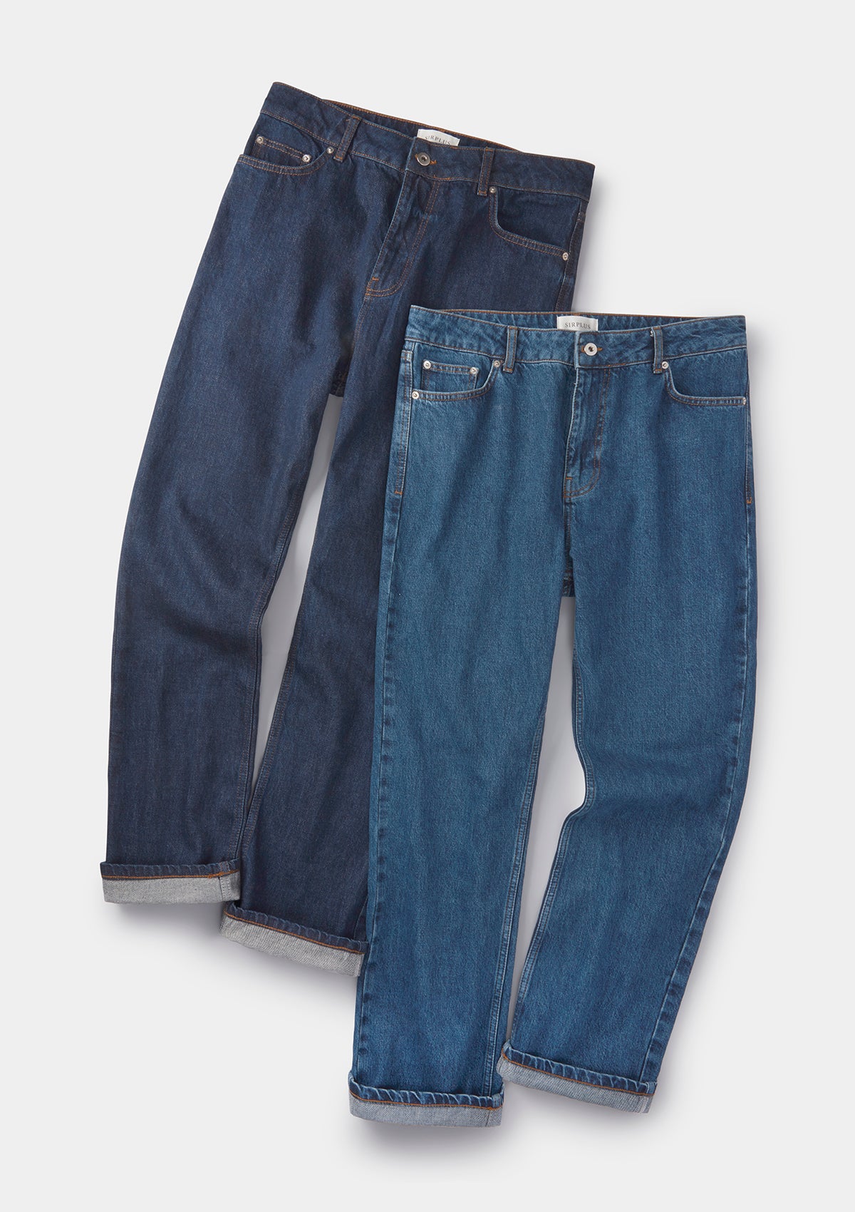 Vintage Blue Straight Leg Jeans, Jeans - SIRPLUS