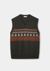 Green Icelandic Style Lambswool Vest
