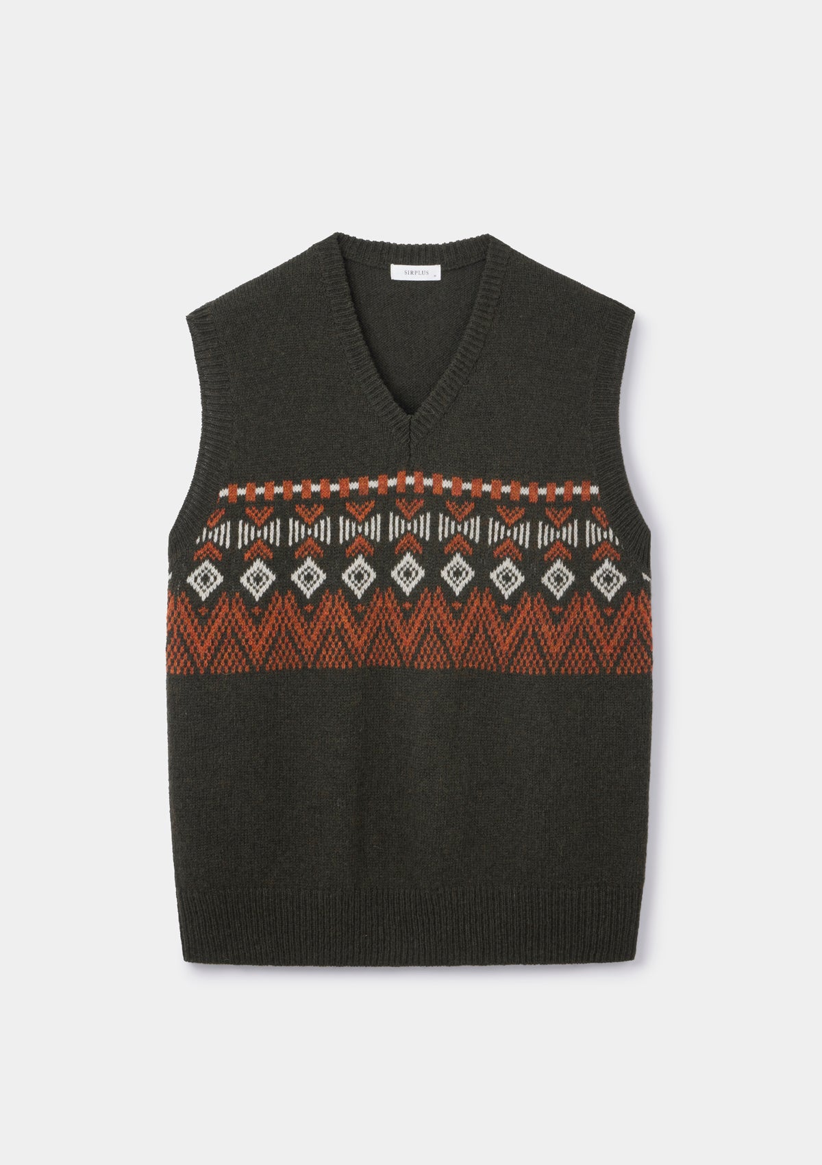 Green Icelandic Style Lambswool Vest