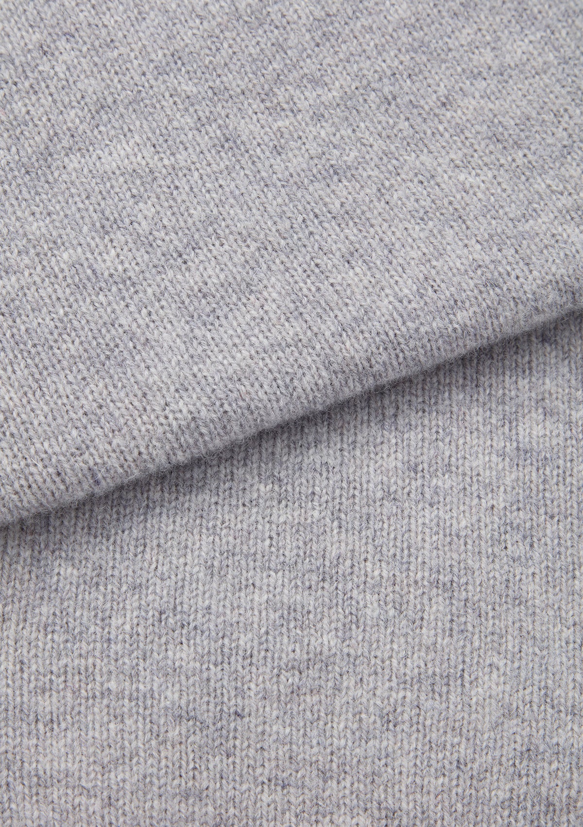 Grey Mist Lambswool Crew Neck Jumper