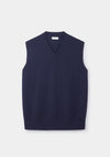 Ink Navy Fine Lambswool Vest