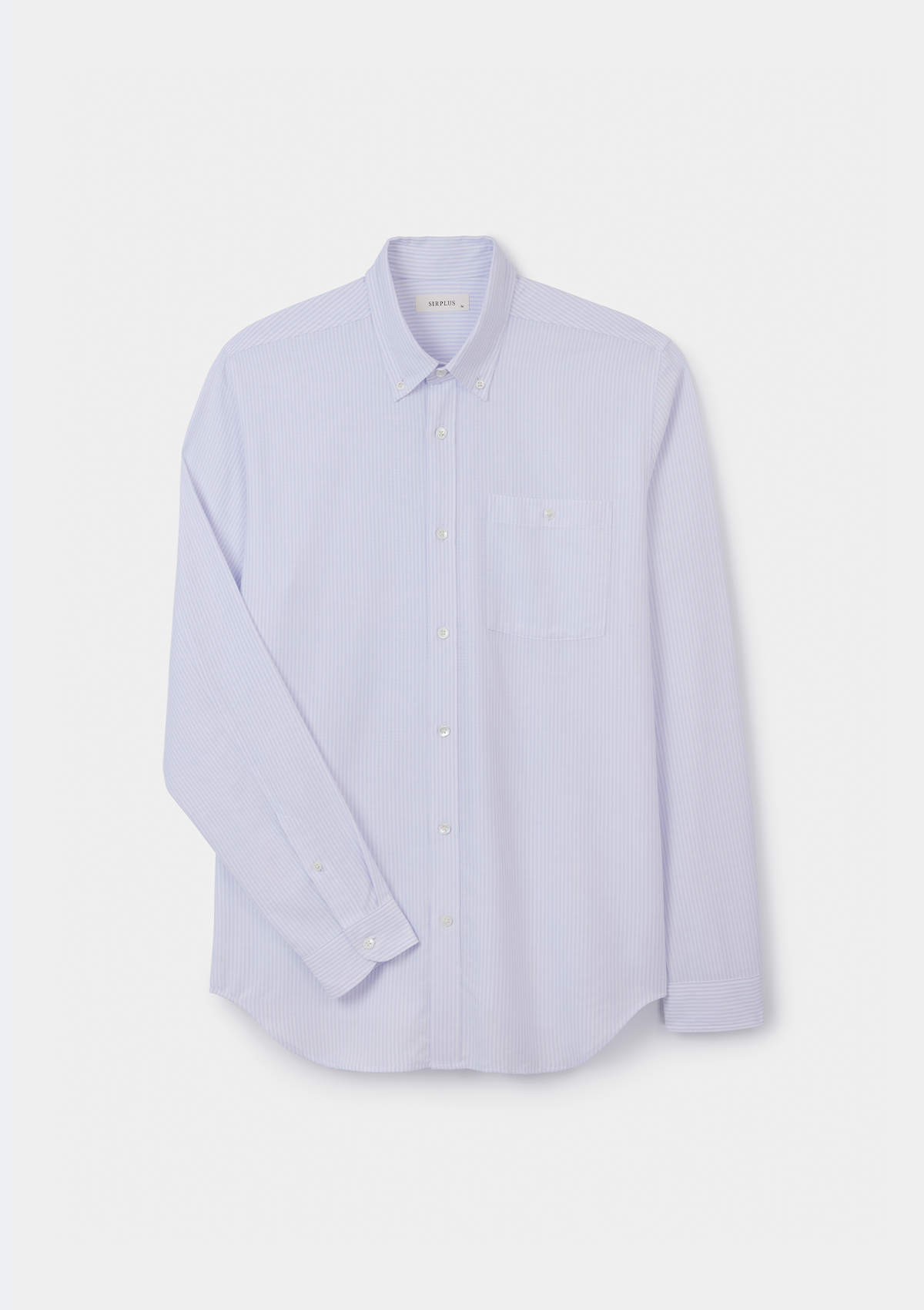 Lilac Stripe Button-Down Shirt, Collar Shirt - SIRPLUS